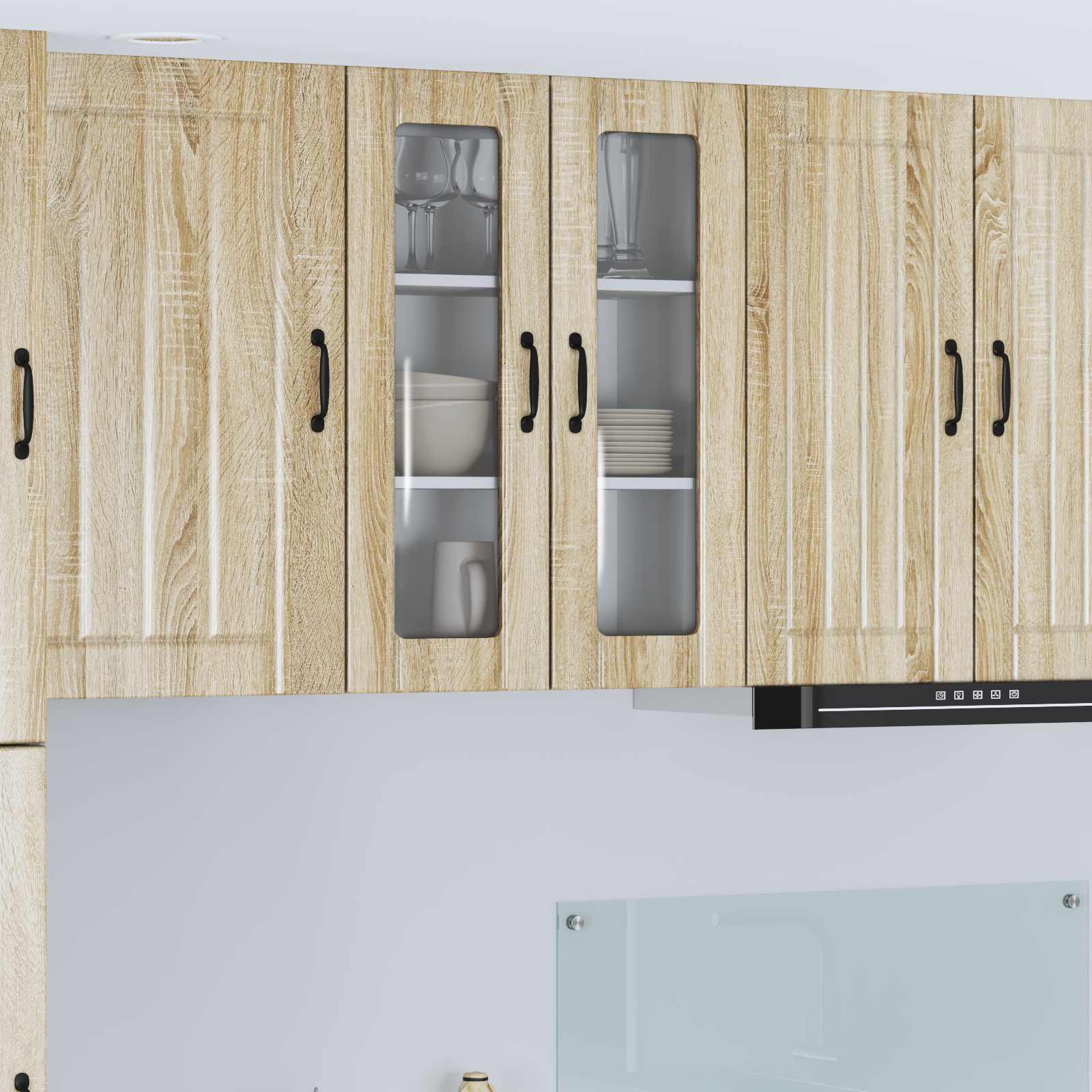 Virtuves sienas skapis ozols Sonoma 60 x 31 x 80 cm