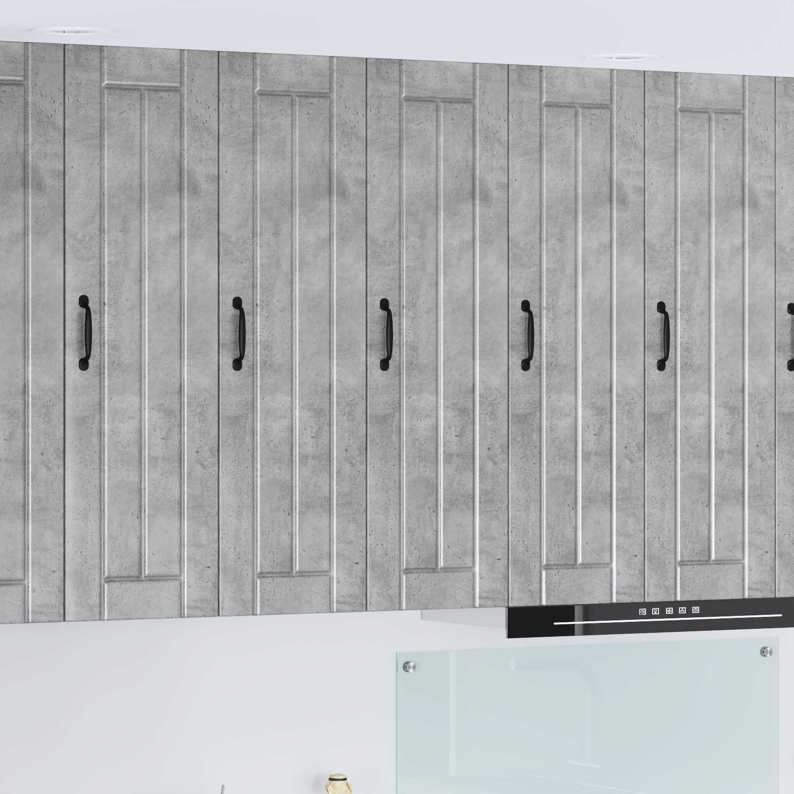 Kitchen wall cabinet Concrete grey 30 x 31 x 100 cm