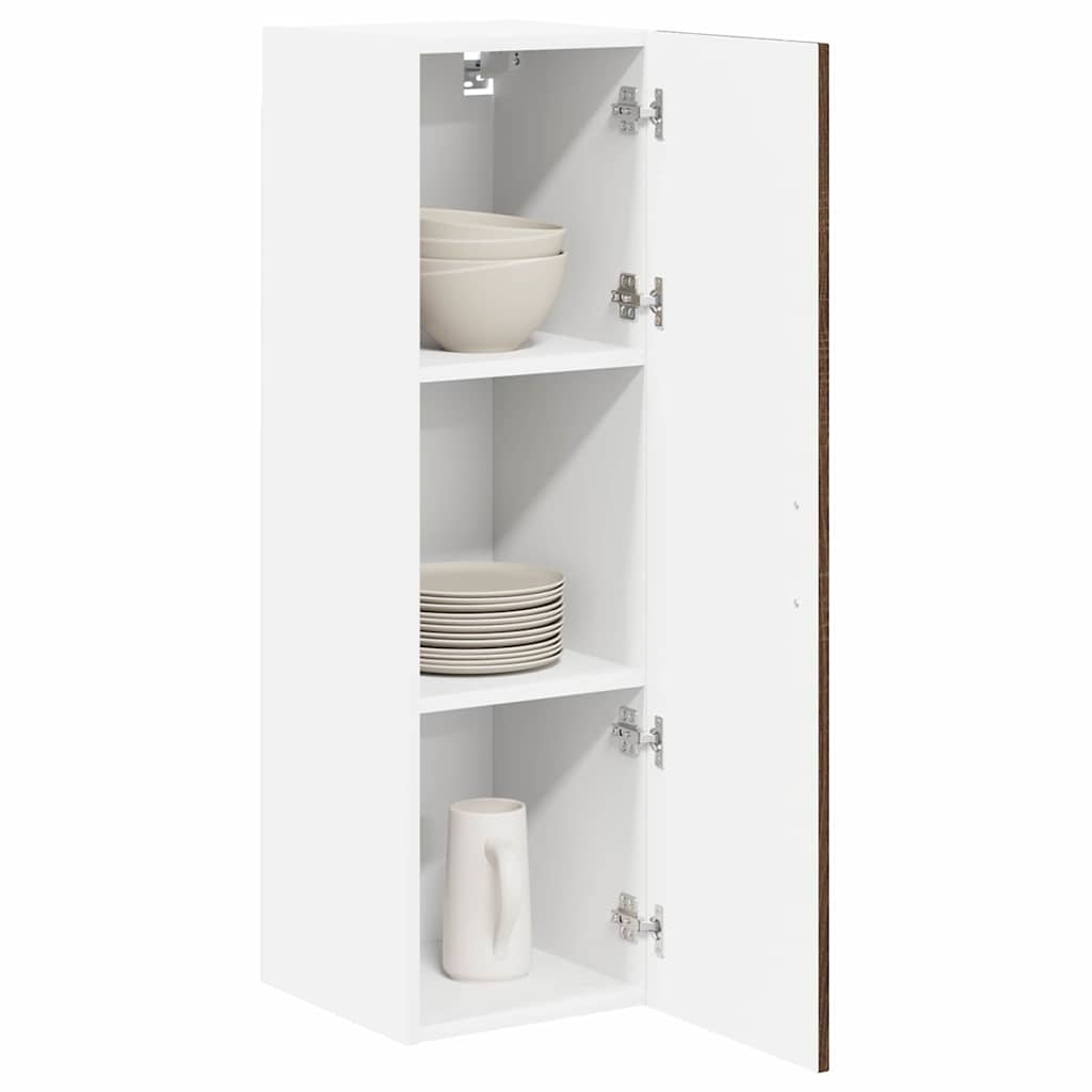 Kitchen wall cabinet Brown oak 30 x 31 x 100 cm