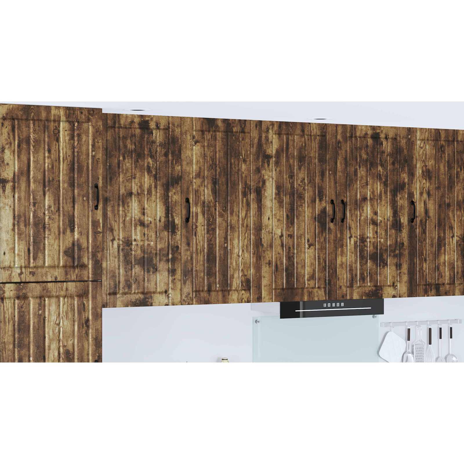 Kitchen Wall Cabinet Smoked Oak 50 x 31 x 100 cm