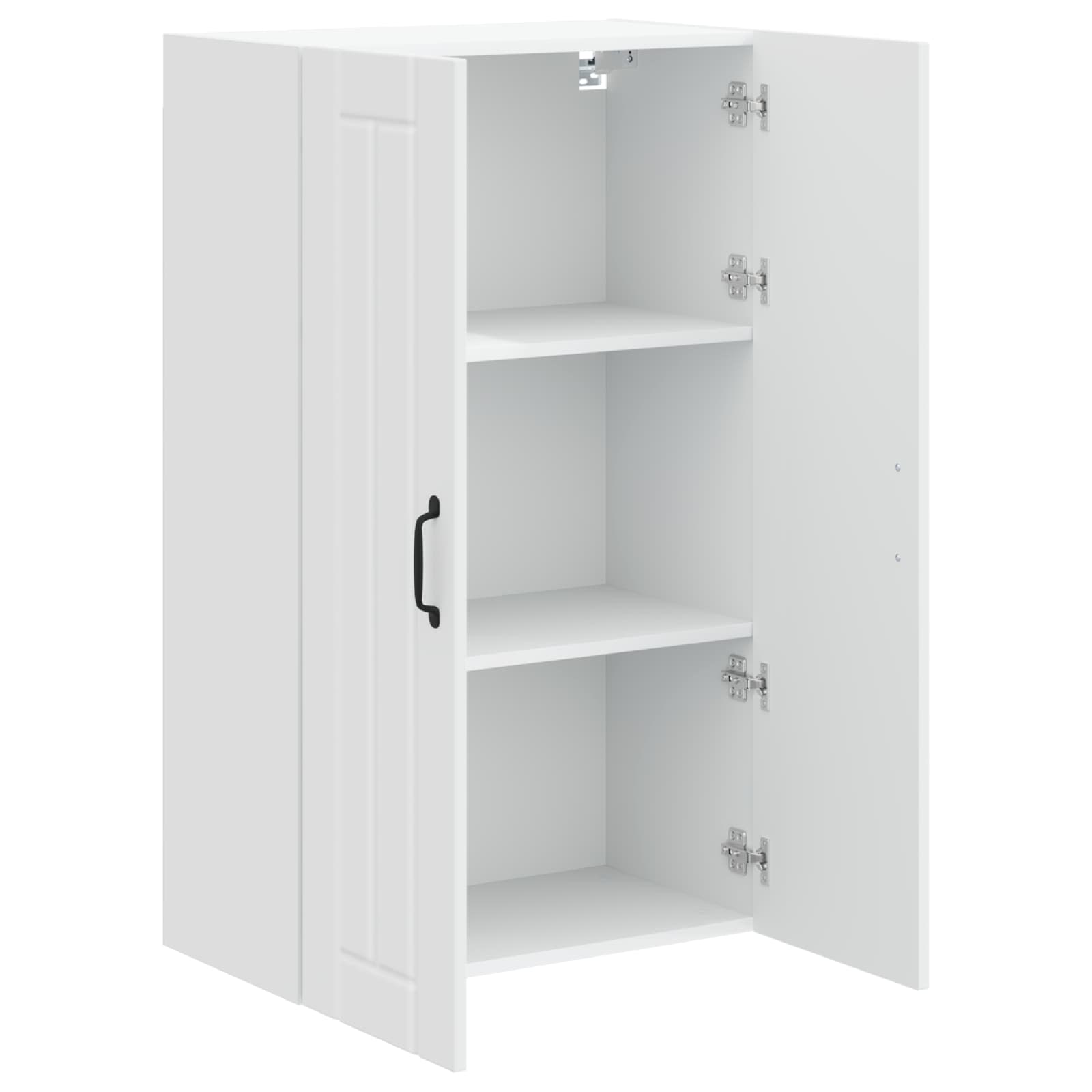 Virtuves sienas skapis ar plauktu, balts, 60 x 31 x 100 cm