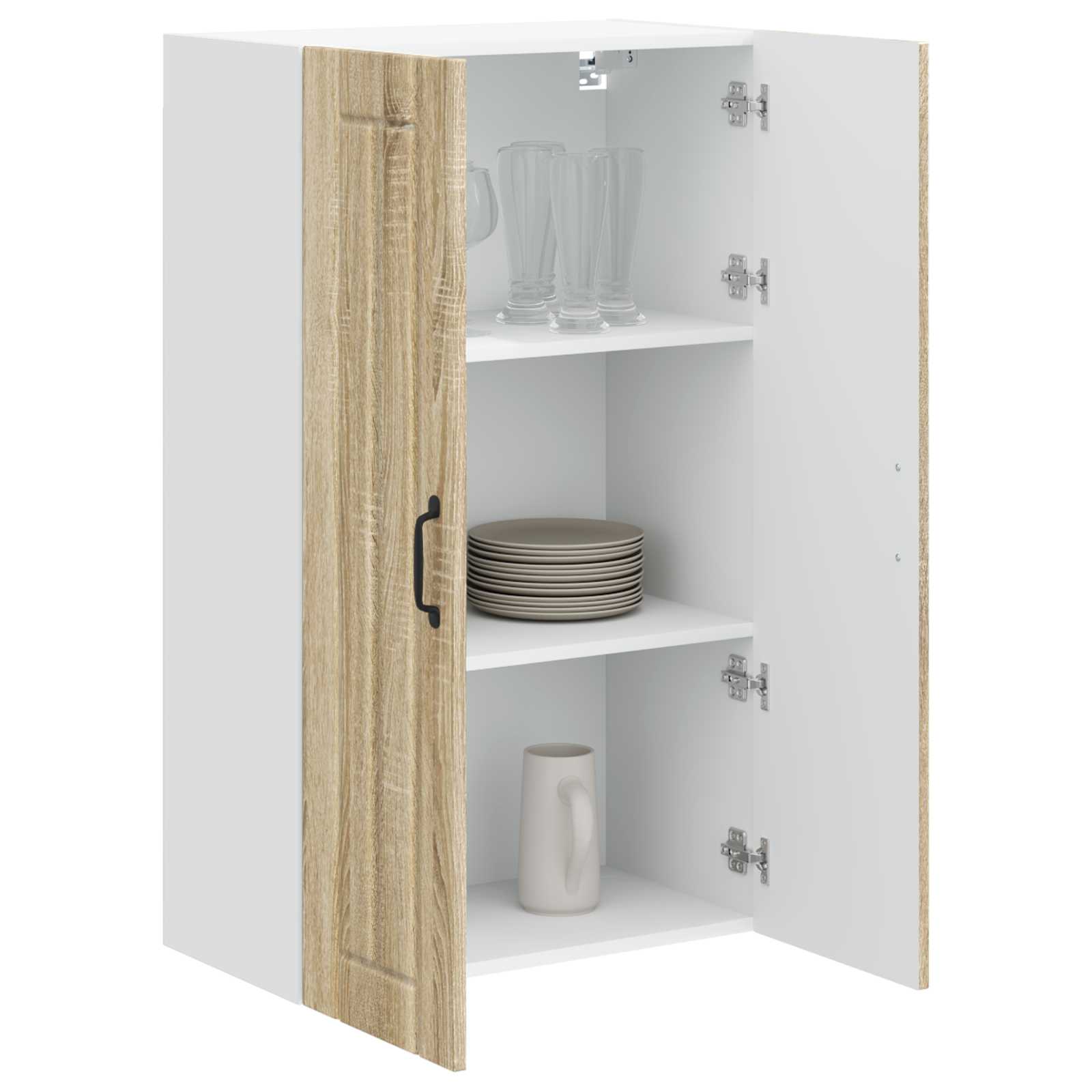 Kitchen Wall Cabinet Sonoma Oak 60 x 31 x 100 cm