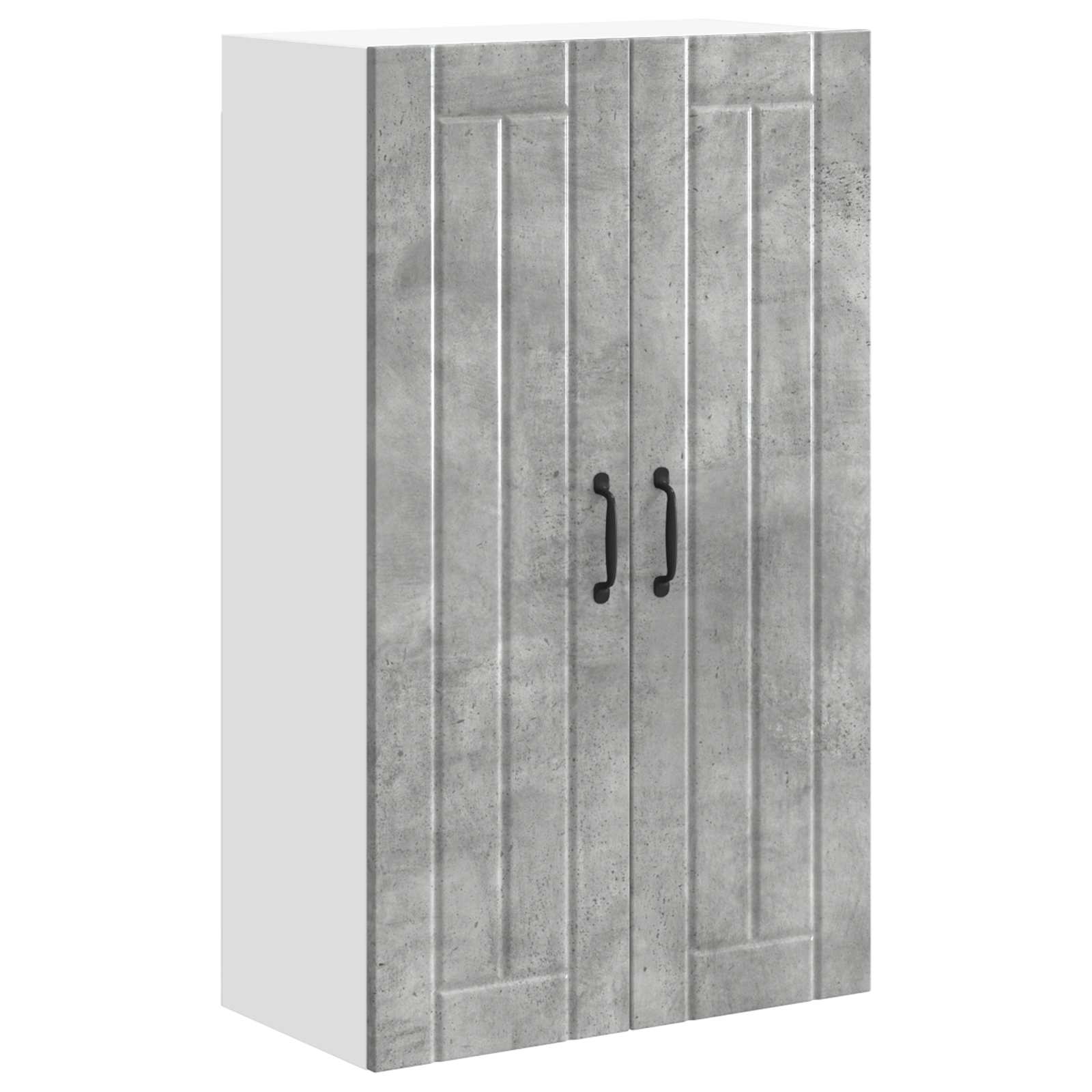 Virtuvės sieninė spintelė Betono pilka 60 x 31 x 100 cm