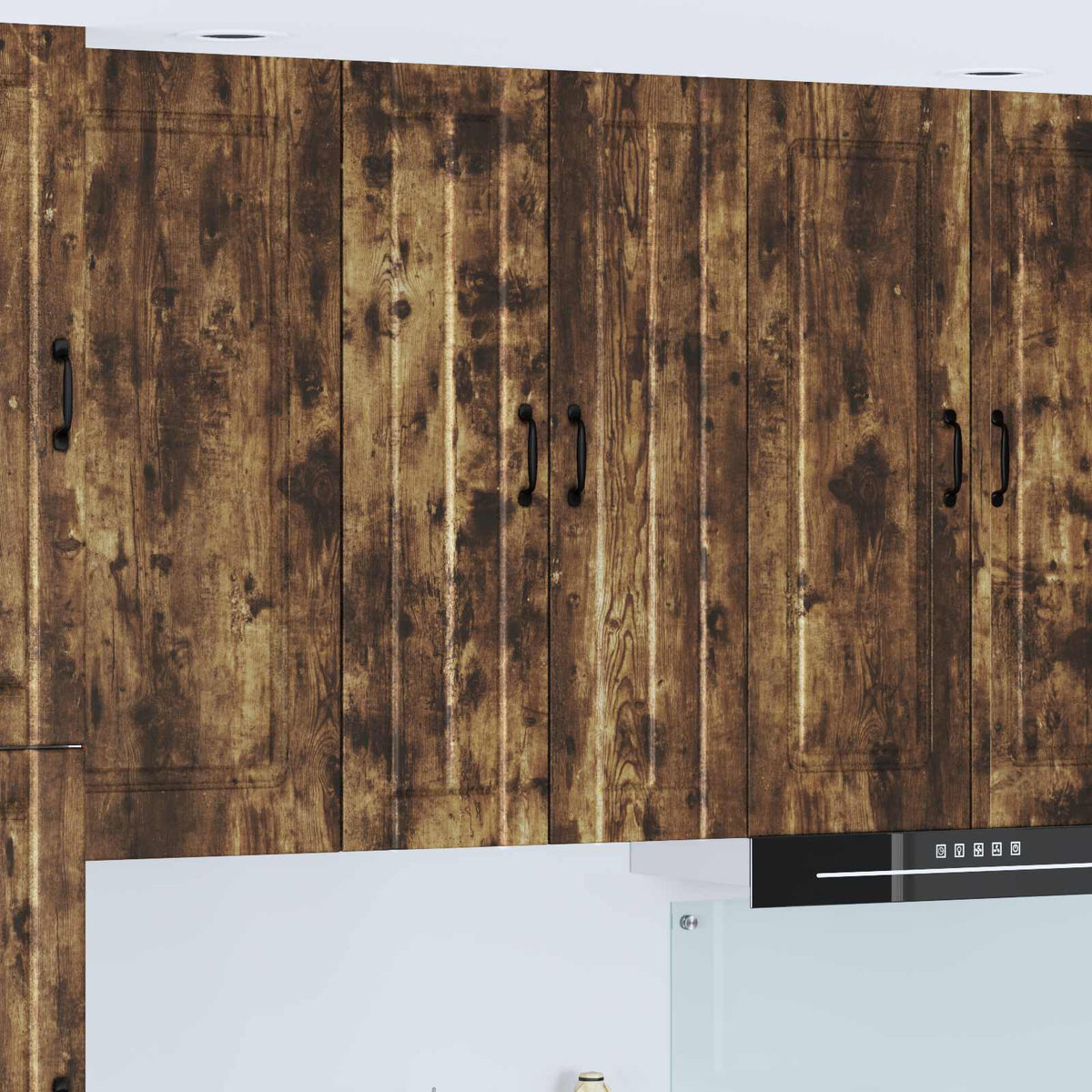 Kitchen Cabinet with Shelf Smoked Oak 60 x 31 x 100 cm