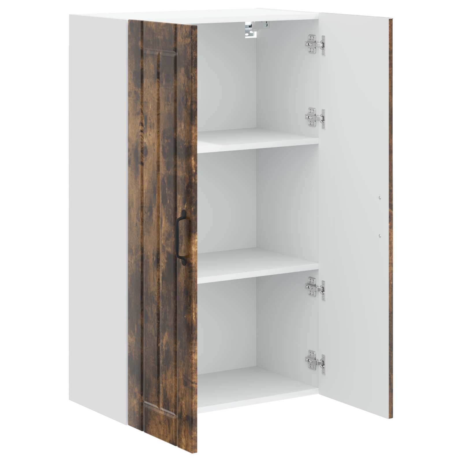 Kitchen Cabinet with Shelf Smoked Oak 60 x 31 x 100 cm
