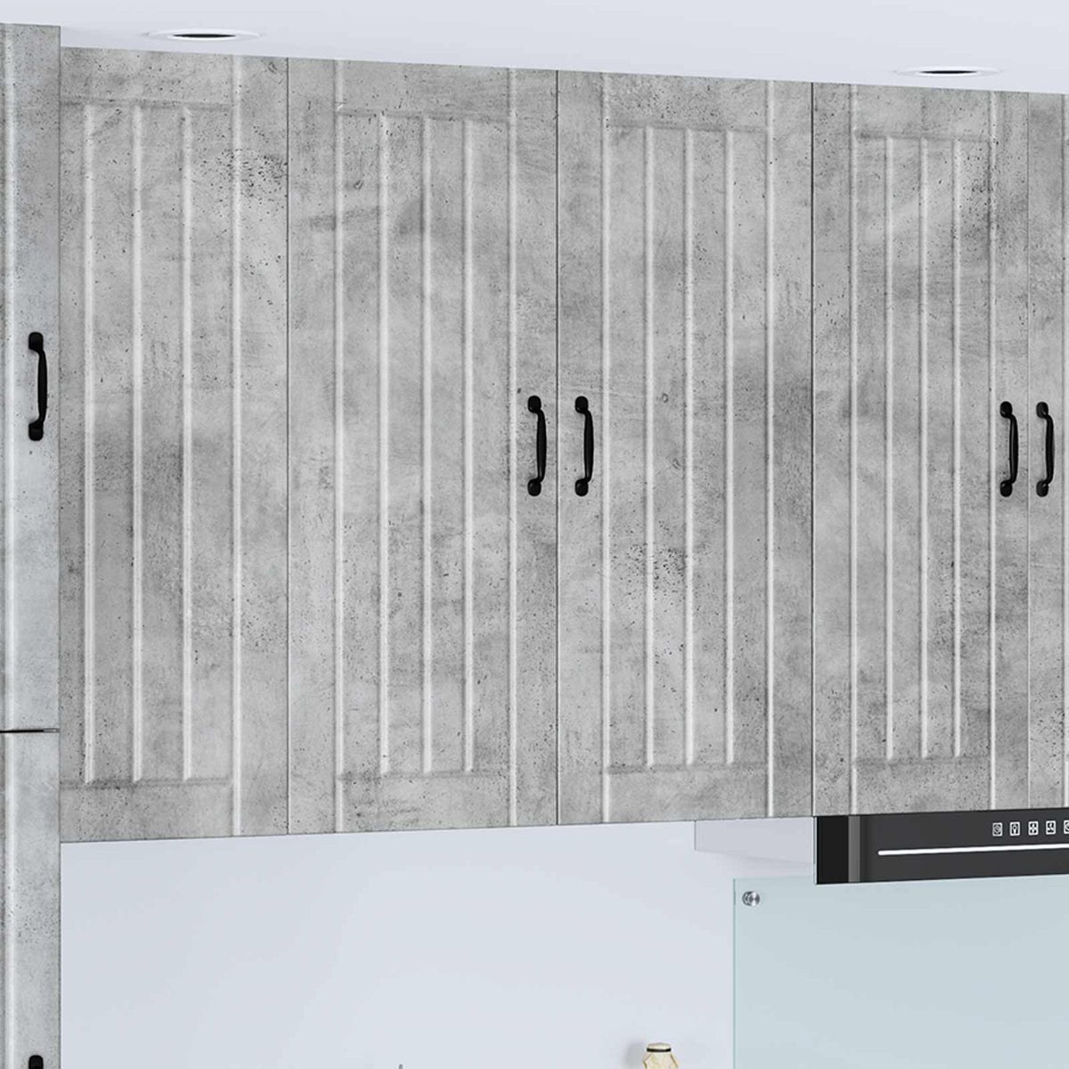 Virtuvės spintelė Betono pilka 80 x 31 x 100 cm