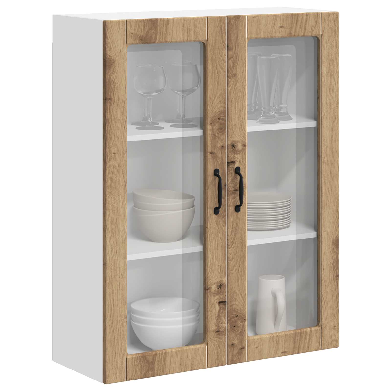 Virtuves sienas skapis Amatnieku ozols 80 x 31 x 100 cm