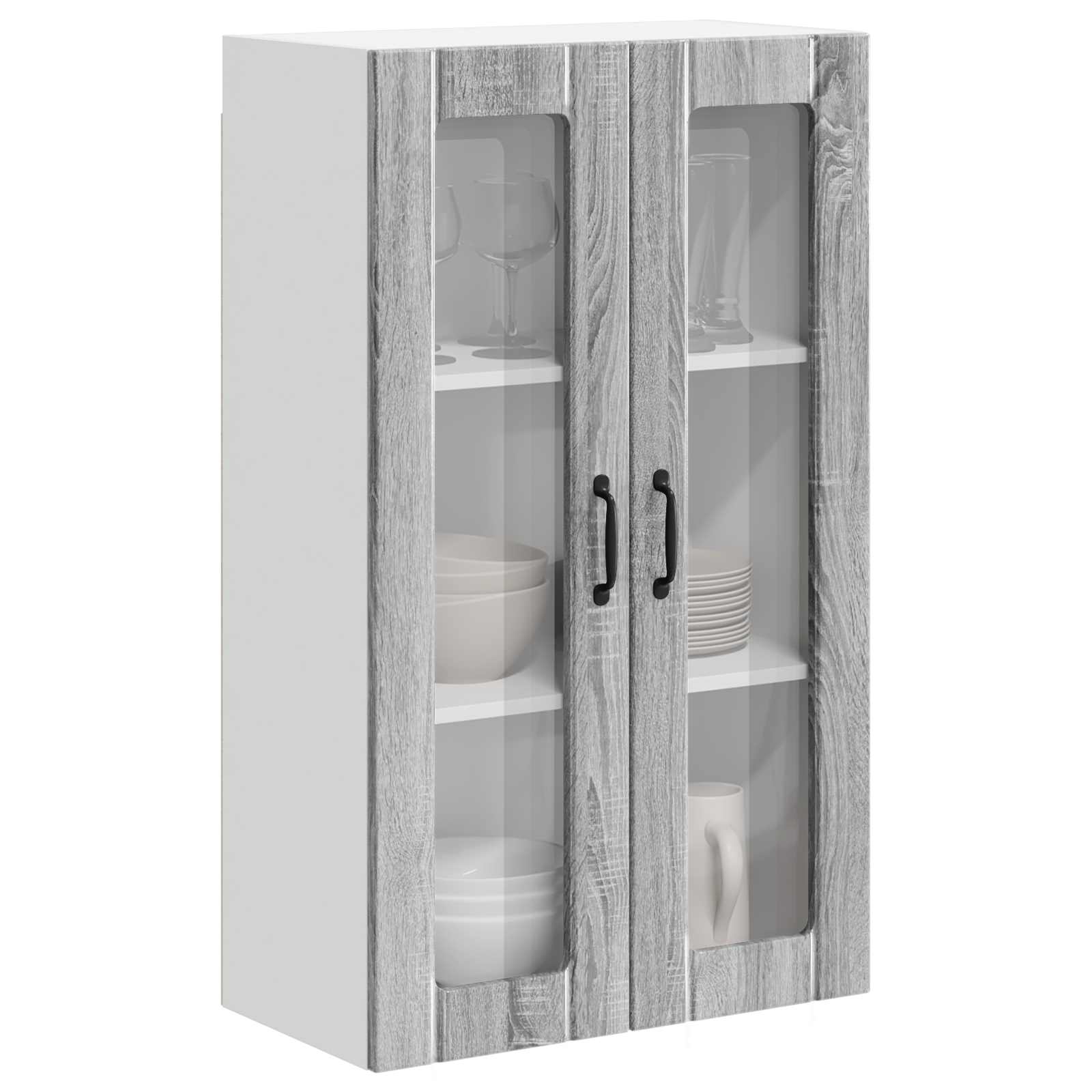 Virtuves sienas skapis Pelēka Sonoma 60 x 31 x 100 cm