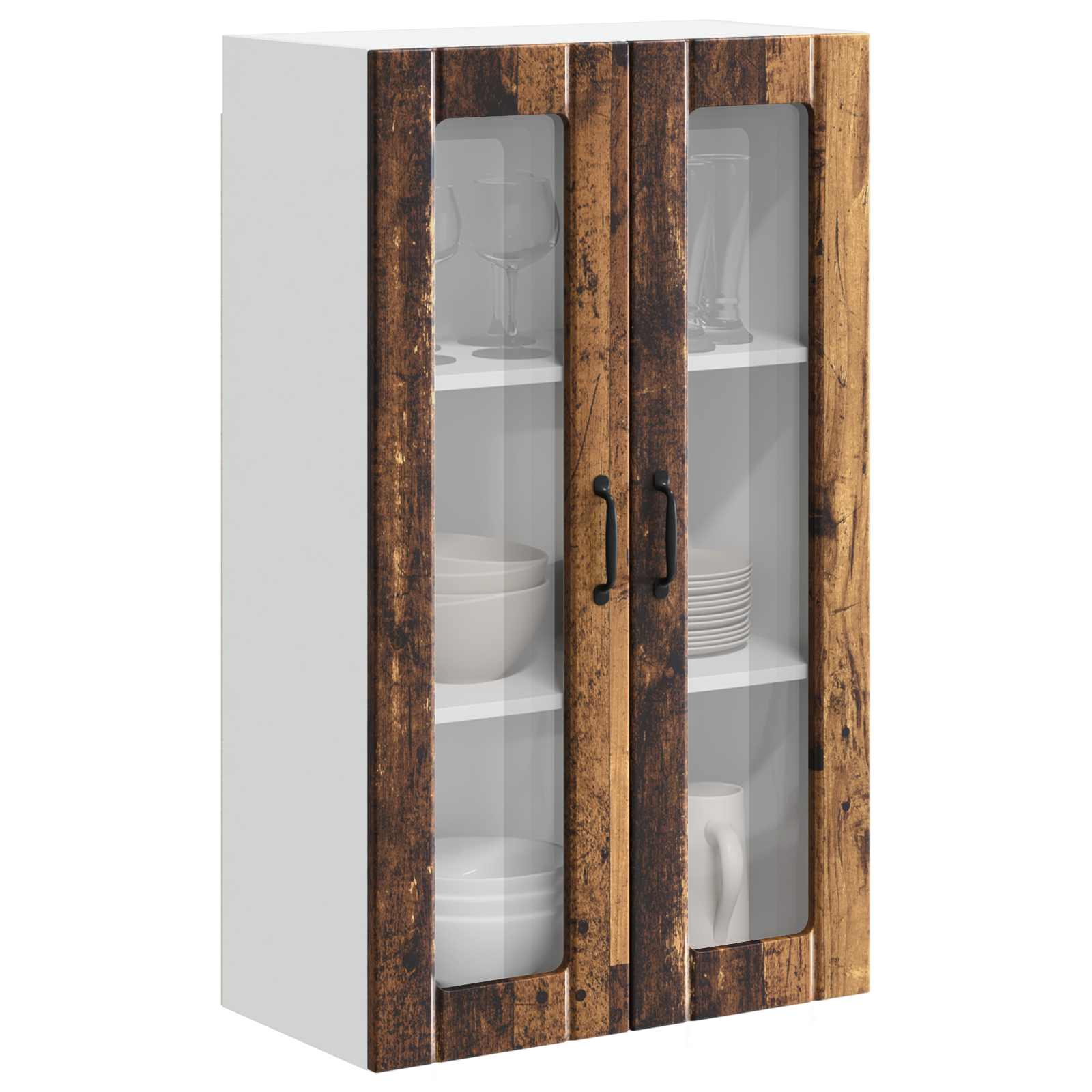 Kitchen wall cabinet Old wood 60 x 31 x 100 cm