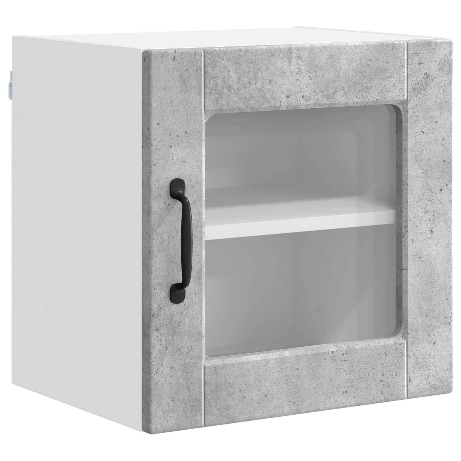 Virtuvės spintelė su lentyna 2 pcs Betono pilka 40 x 31 x 40 cm