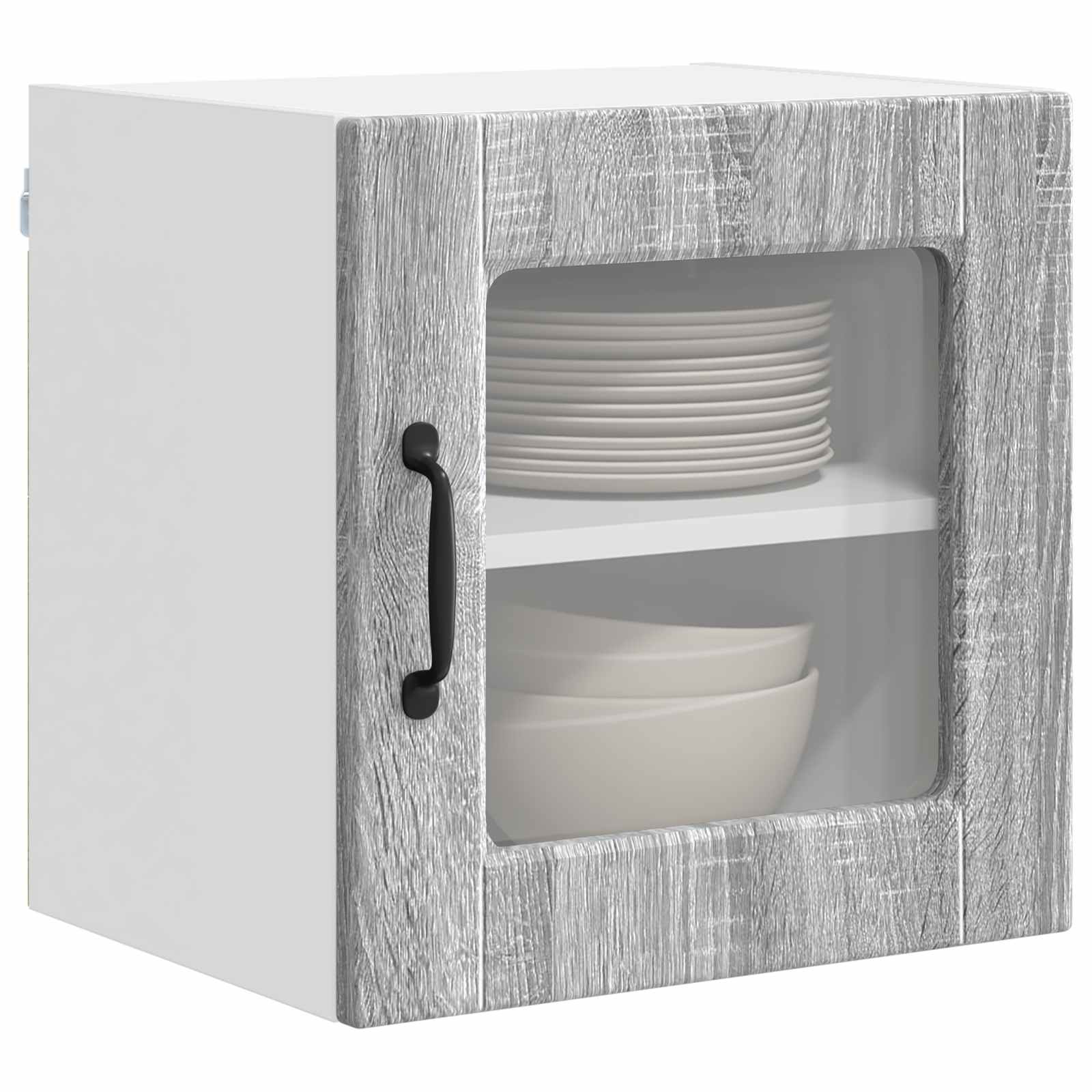 Virtuvės spintelė 2 pcs Pilkas Sonoma 40 x 31 x 40 cm