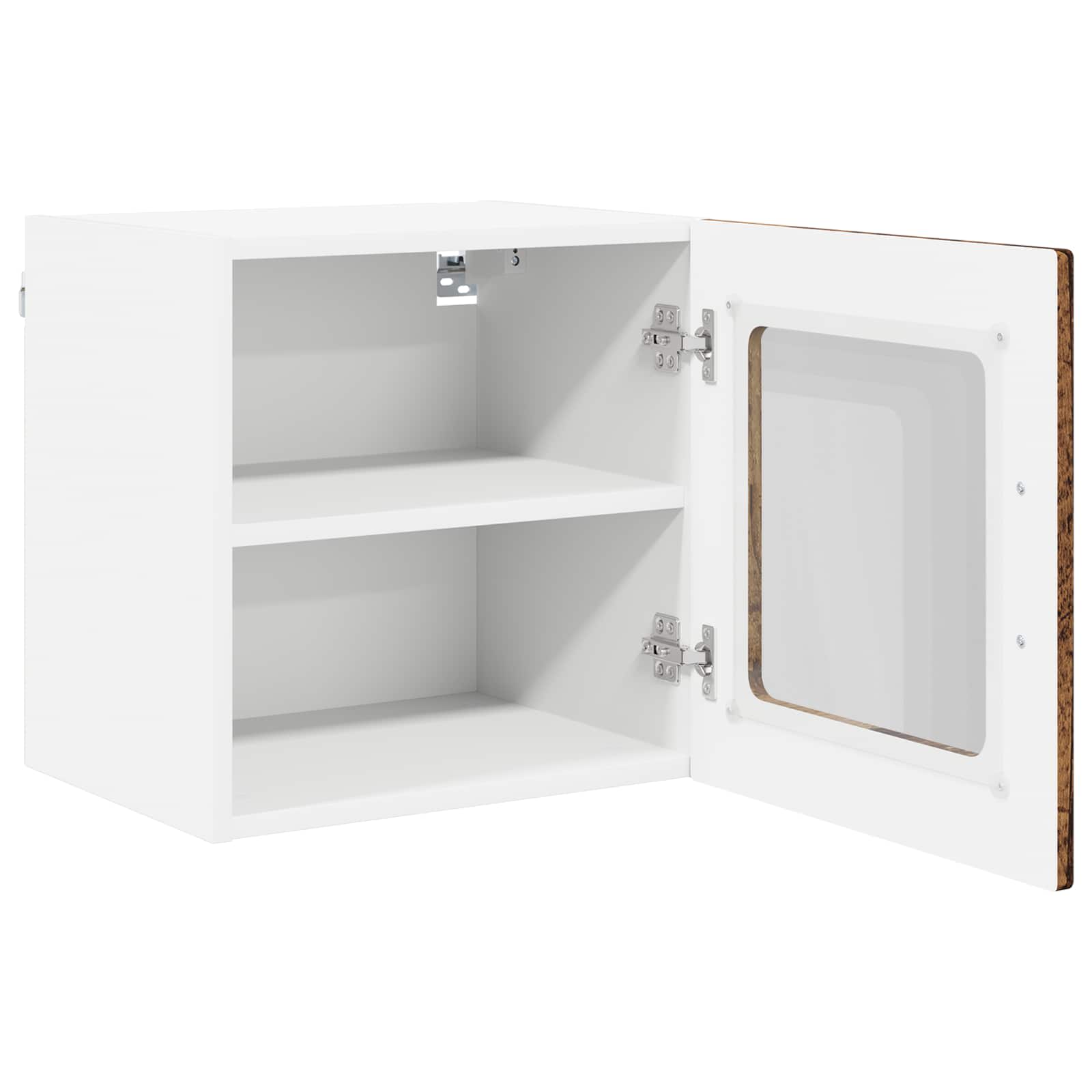 Virtuvės spintelė su lentyna 2 pcs Senas medis 40 x 31 x 40 cm