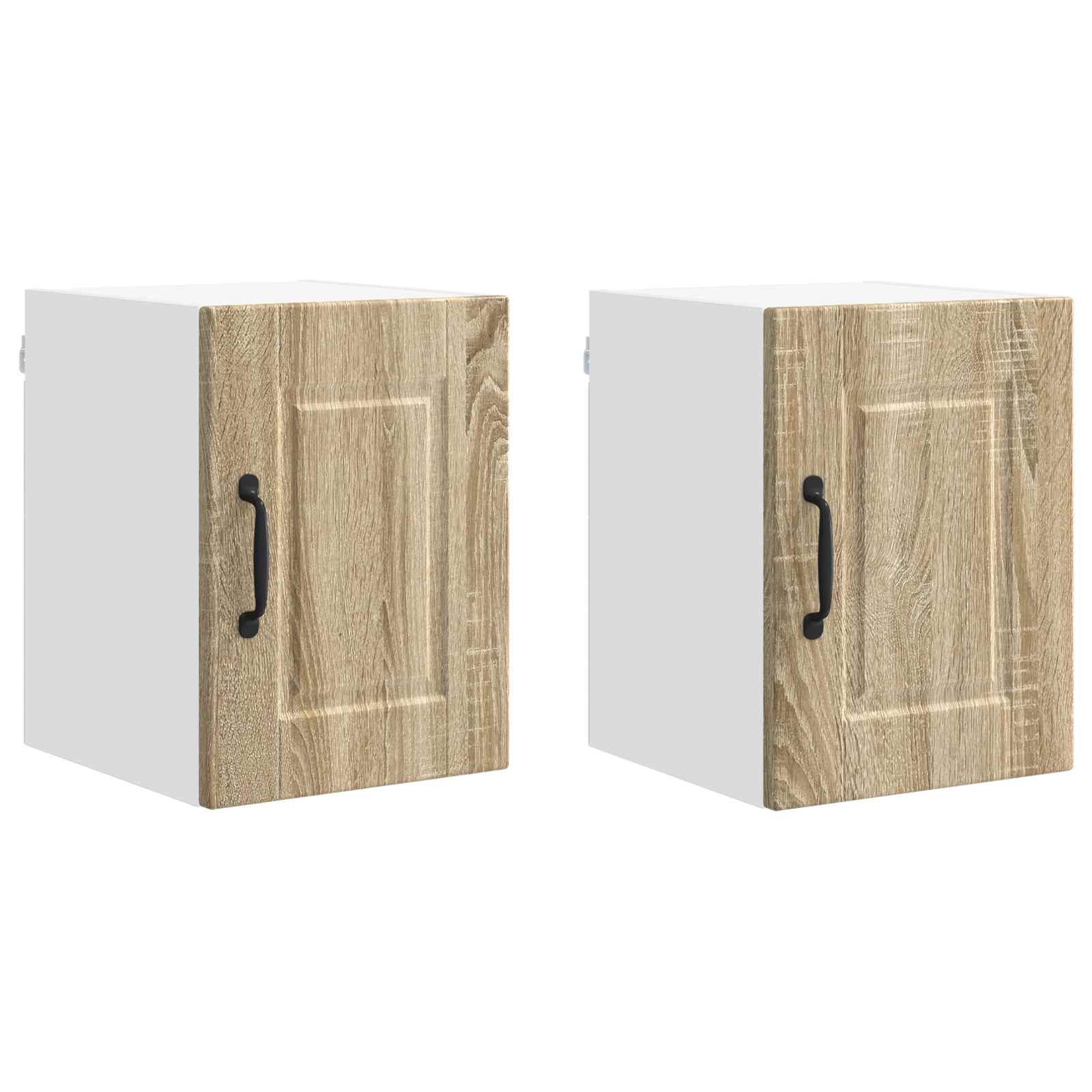 Virtuvės spintelė 2 pcs Sonoma ąžuolas 30 x 31 x 40 cm