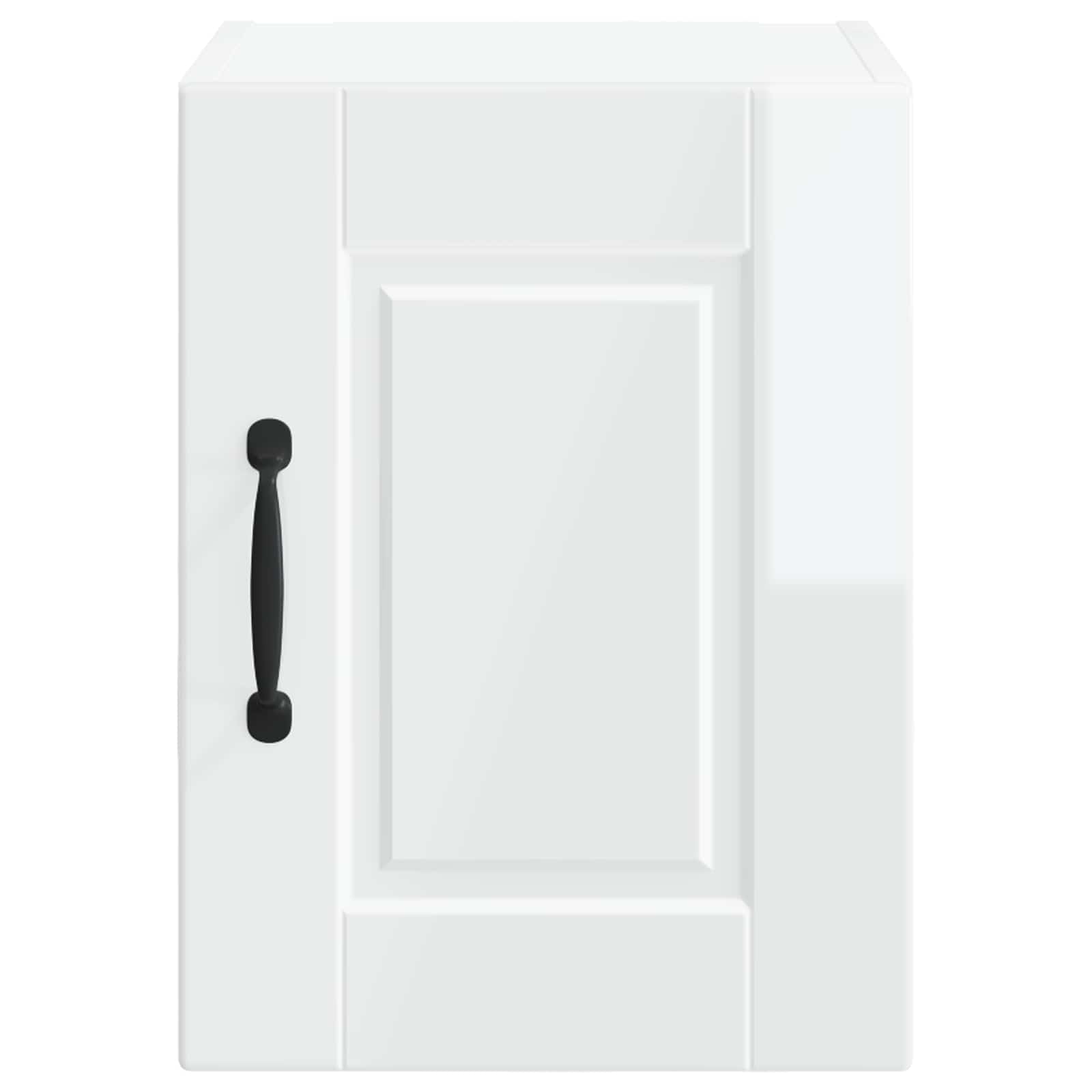 Virtuvės spintelė 2 pcs Aukštai blizganti balta 30 x 31 x 40 cm