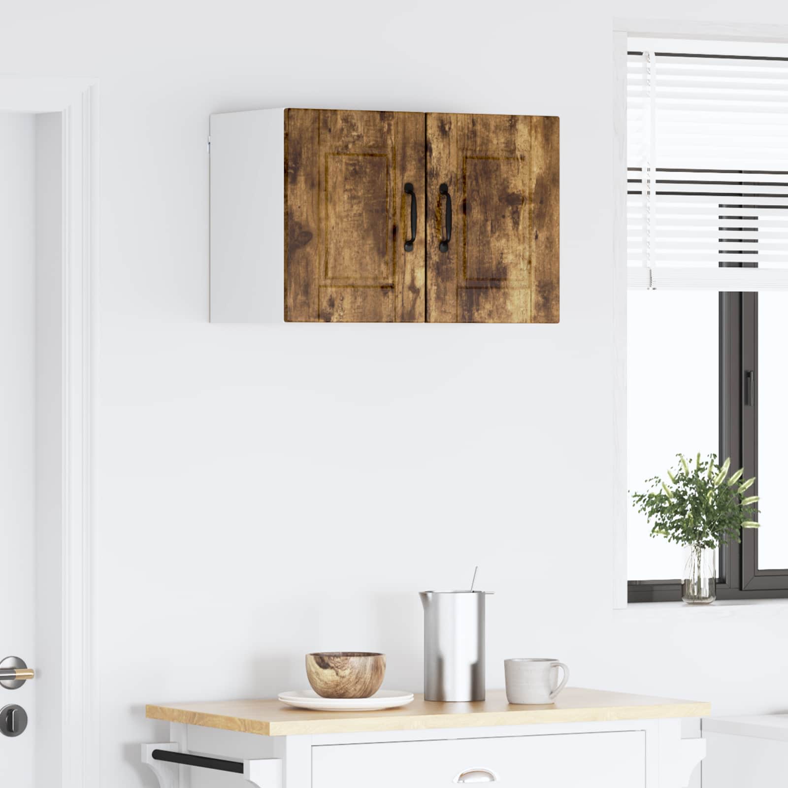Virtuvės spintelė 2 pcs Rūkyta ąžuolas 30 x 31 x 40 cm
