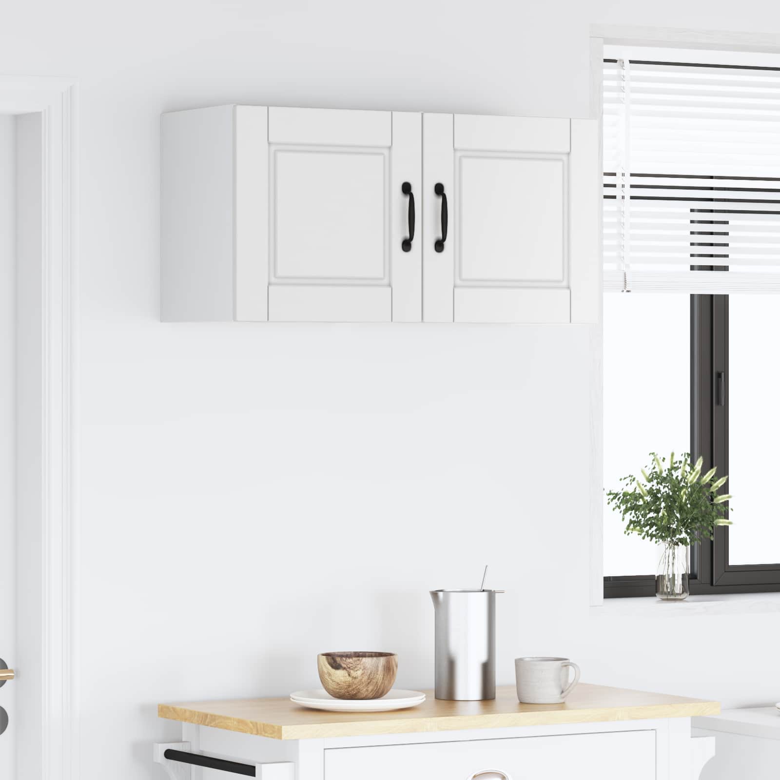 Virtuvės spintelė 2 pcs Balta 40 x 31 x 40 cm Apdirbta mediena