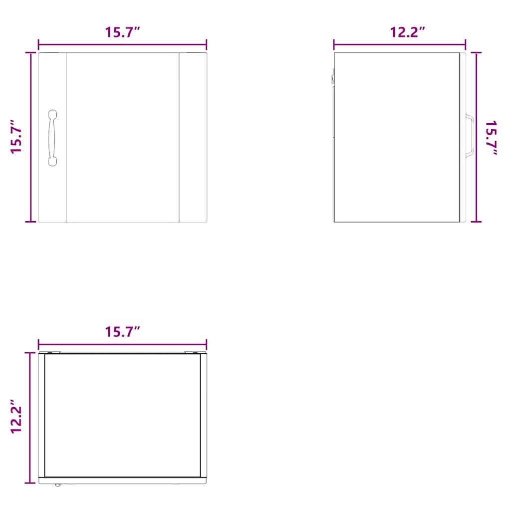 Virtuves skapis ar plauktu Ozols Sonoma 40 x 31 x 40 cm