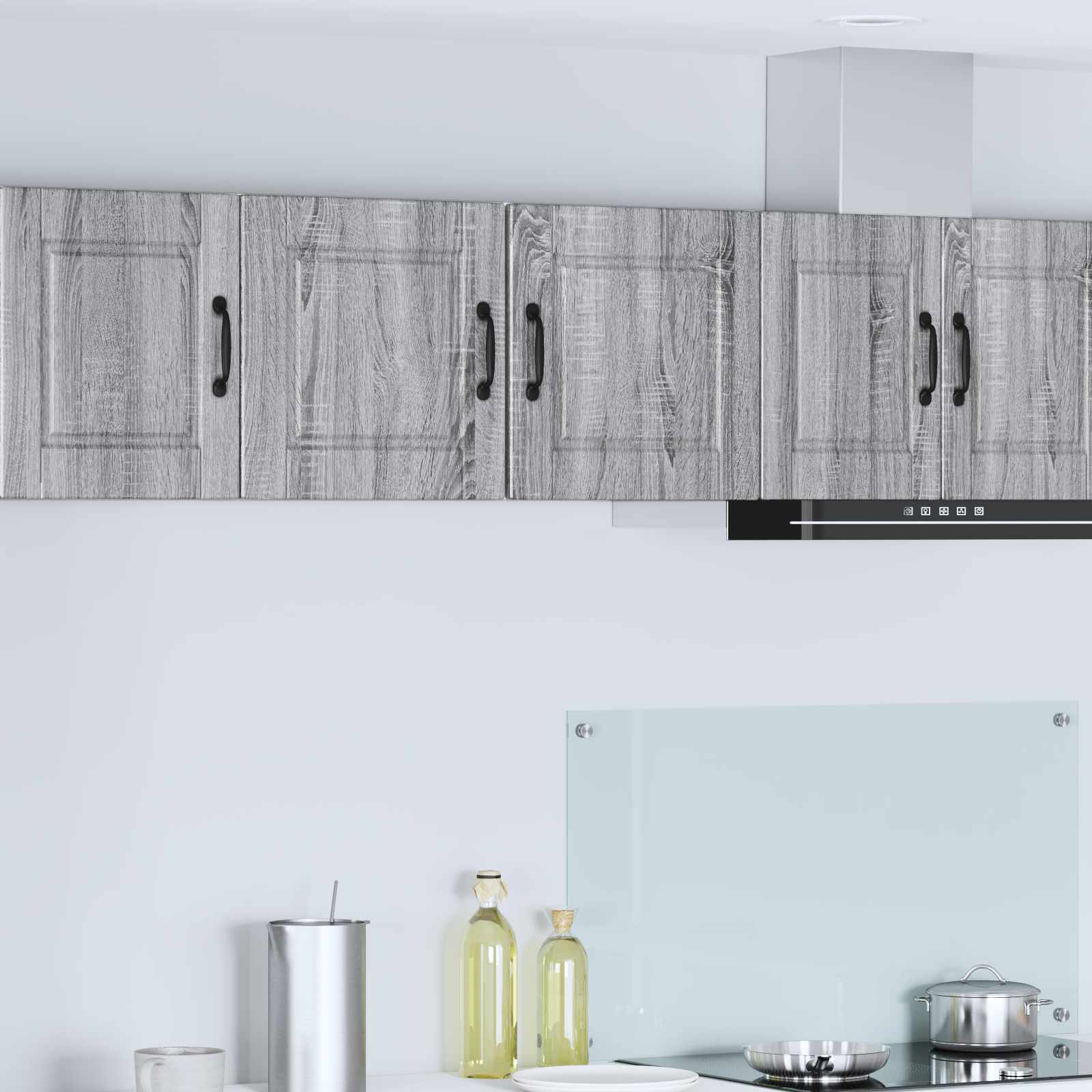 Virtuvės spintelė 2 pcs Pilkas Sonoma 40 x 31 x 40 cm
