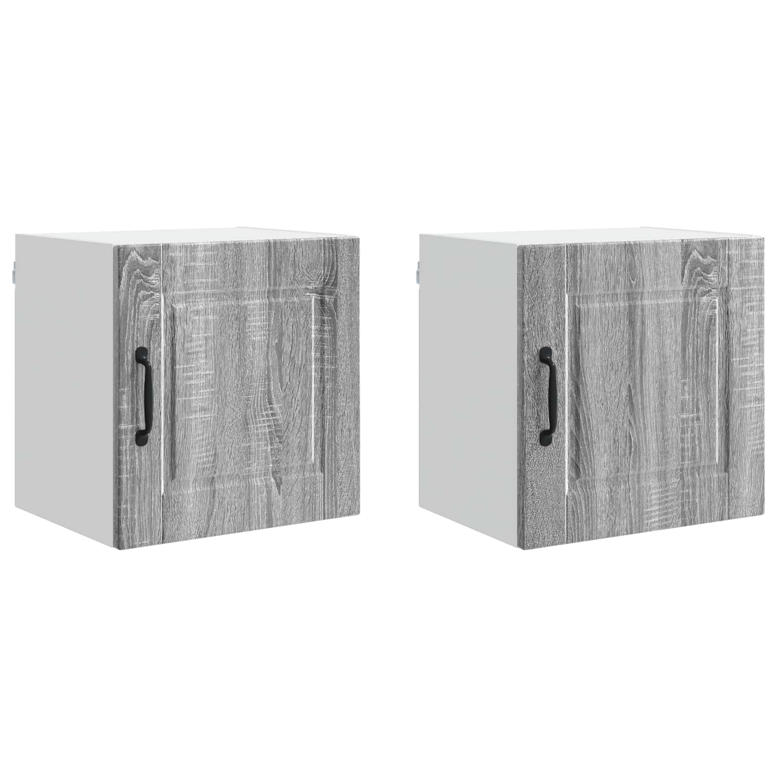 Virtuvės spintelė 2 pcs Pilkas Sonoma 40 x 31 x 40 cm