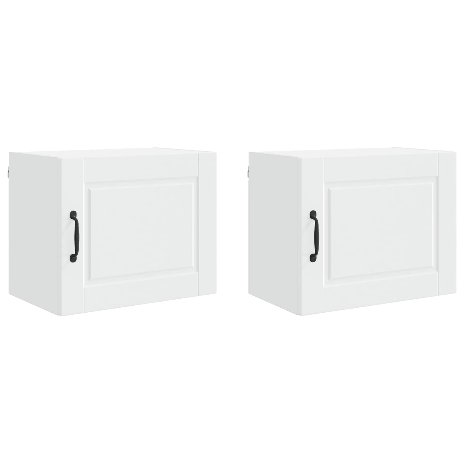 Virtuvės spintelė 2 pcs Balta 50 x 31 x 40 cm Apdirbta mediena