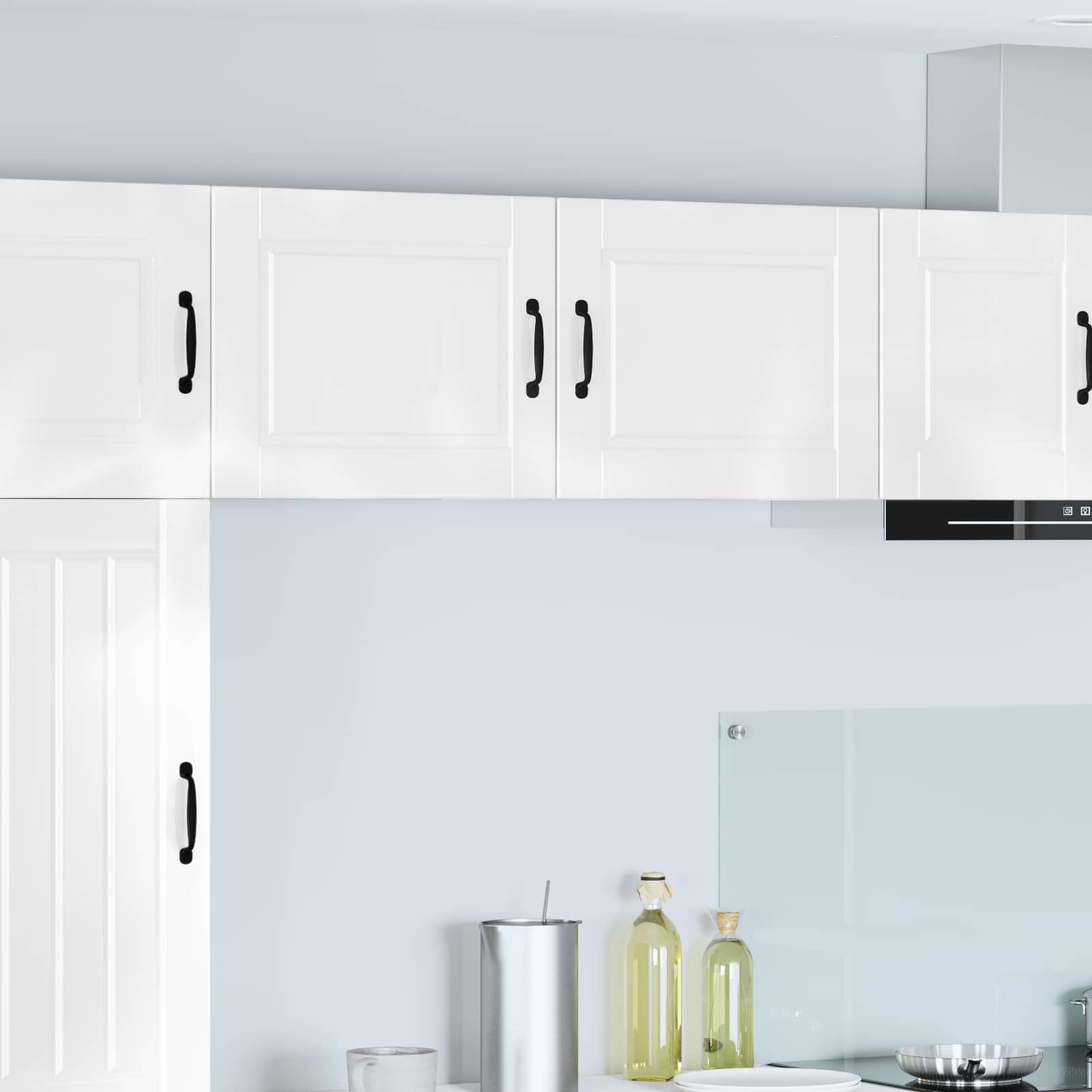 High Gloss White Kitchen Wall Cabinet 50 x 31 x 40 cm