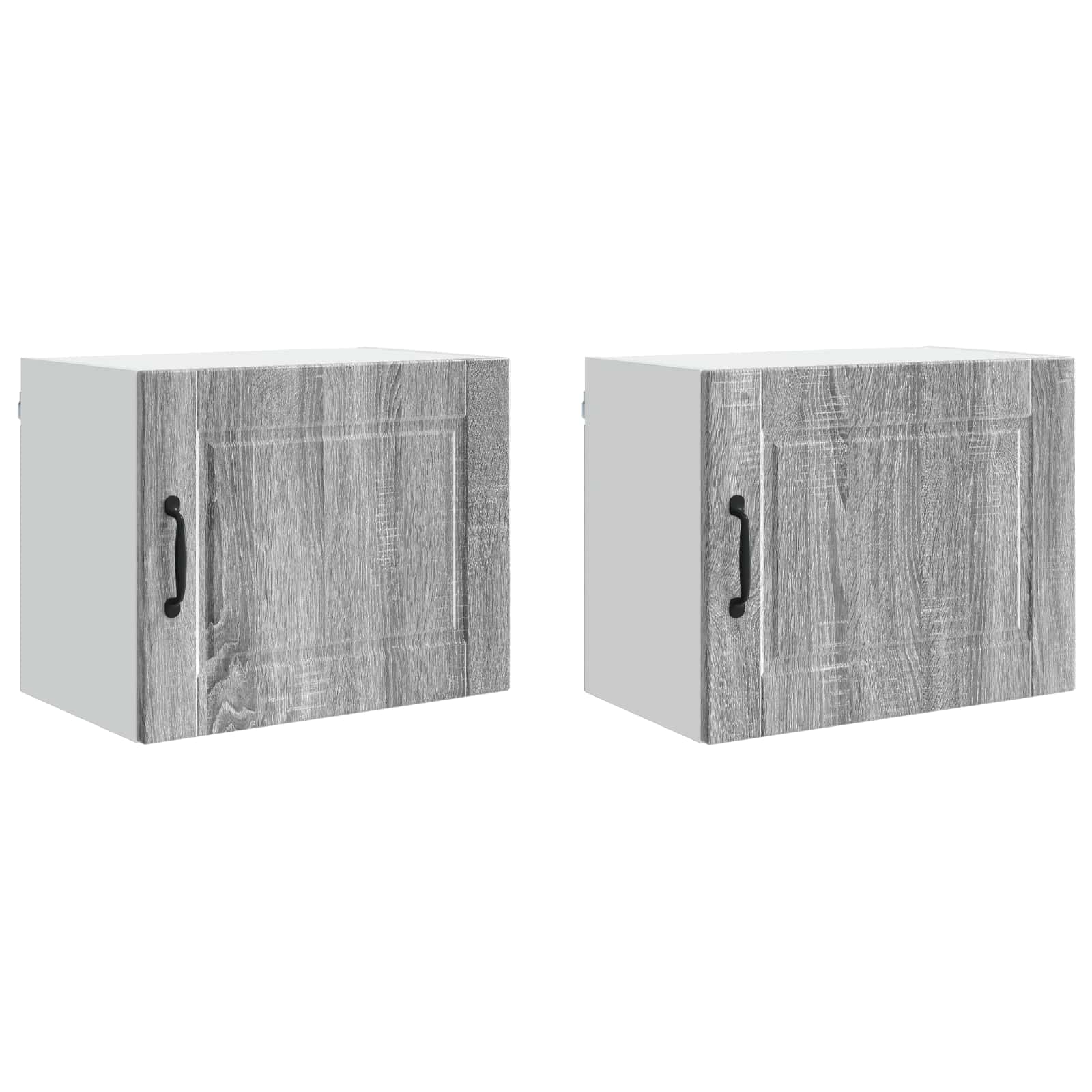 Virtuvės spintelė 2 pcs Pilkas Sonoma 50 x 31 x 40 cm