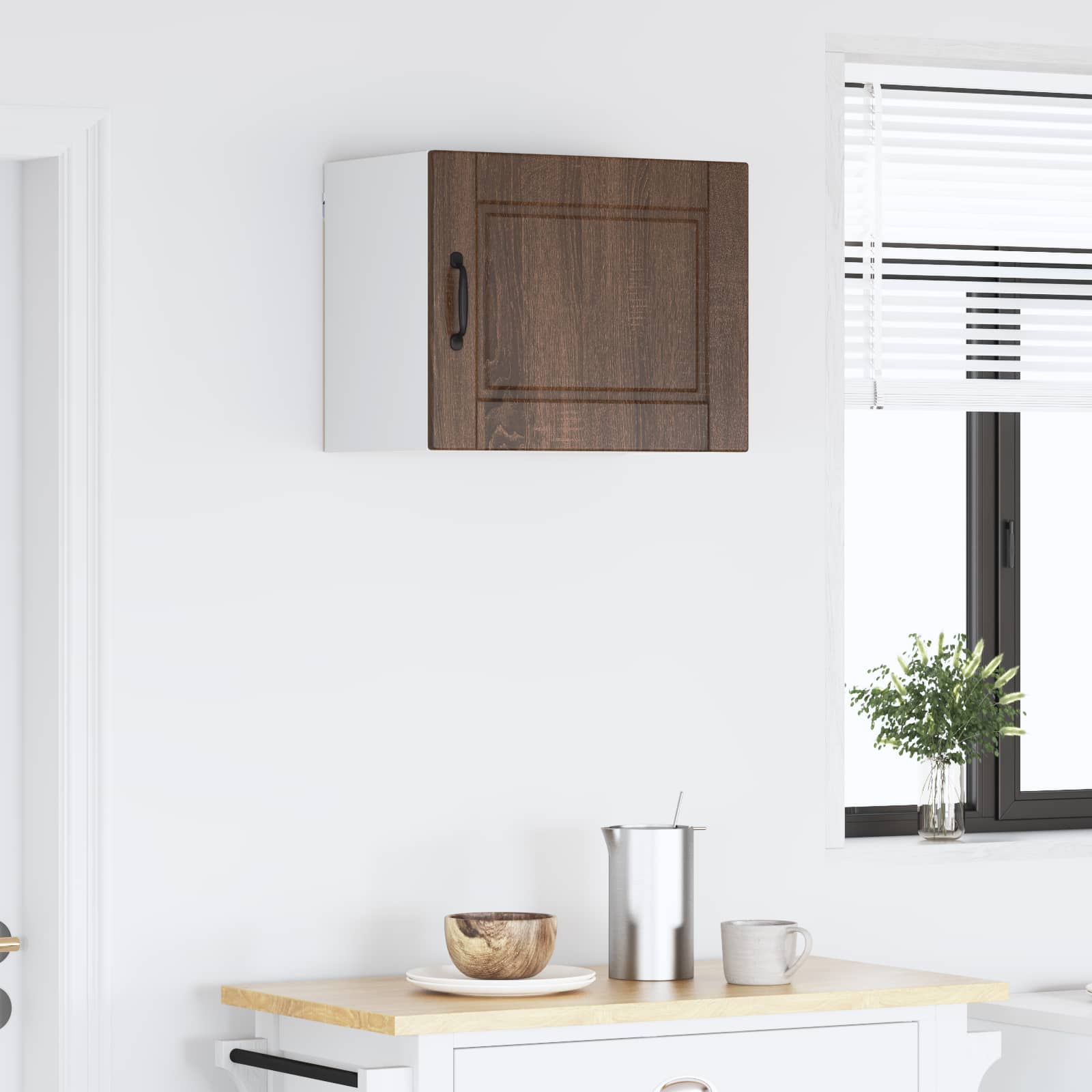 Kitchen cabinet with shelf Brown oak 50 x 31 x 40 cm