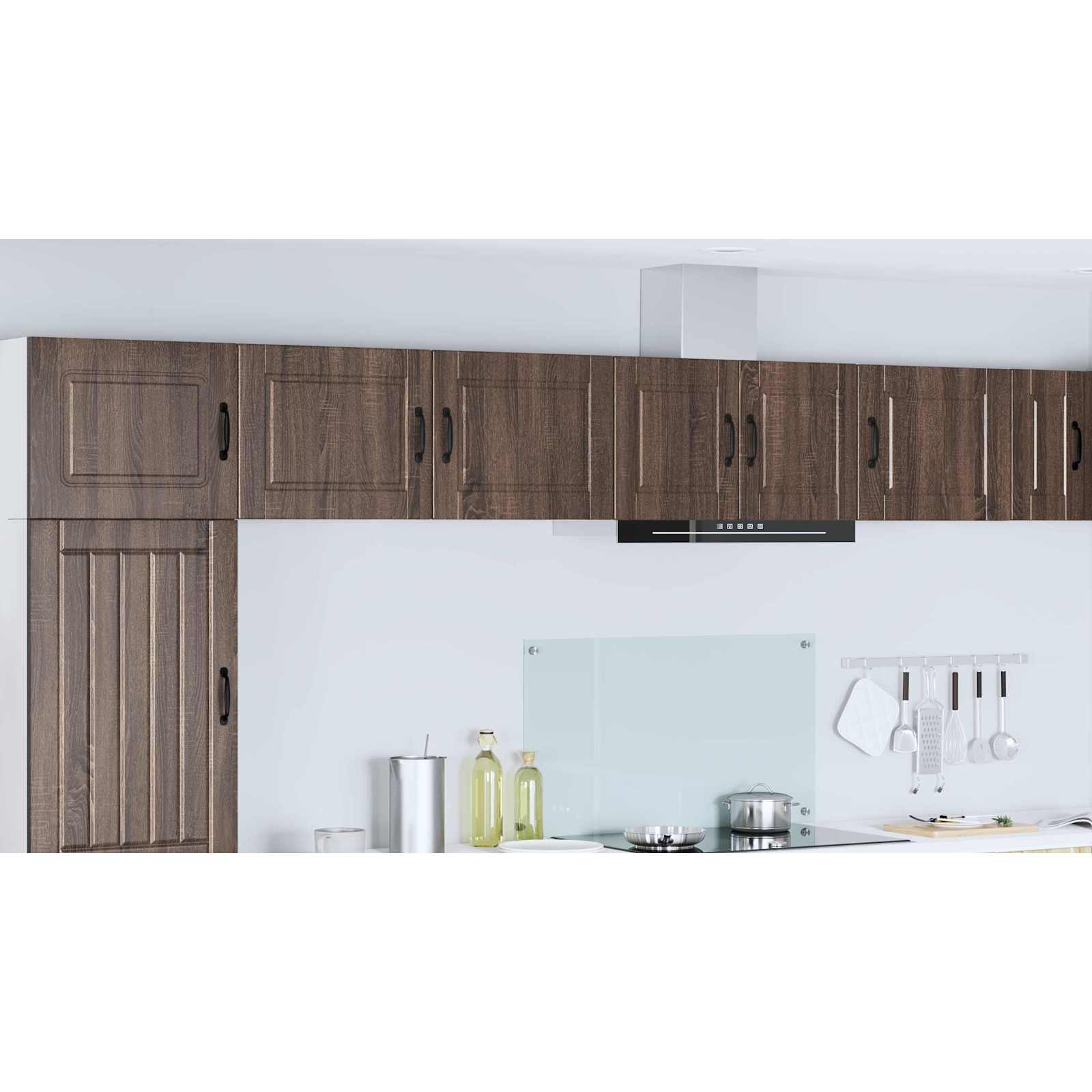 Kitchen cabinet 2 pcs Brown oak 50 x 31 x 40 cm