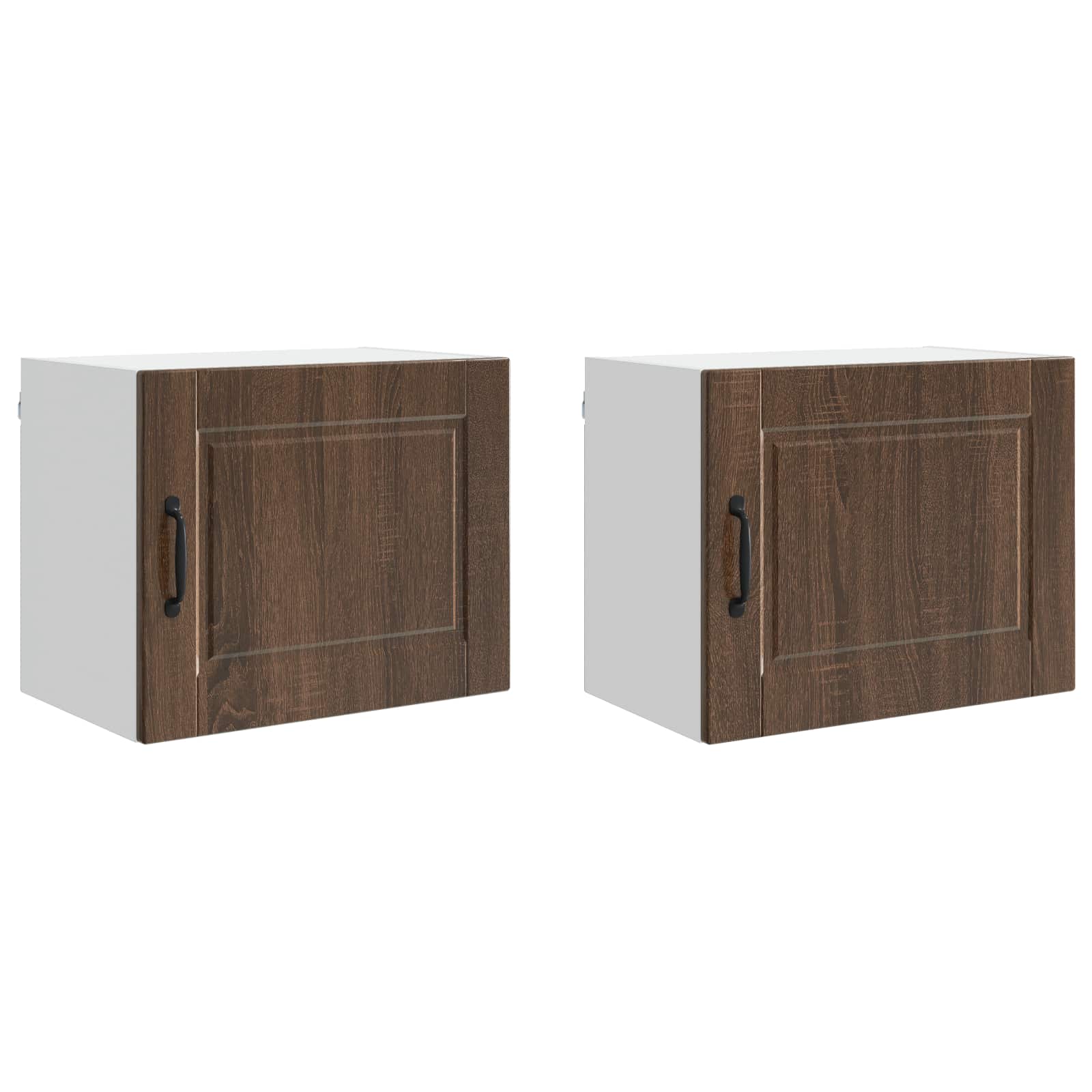 Kitchen cabinet 2 pcs Brown oak 50 x 31 x 40 cm