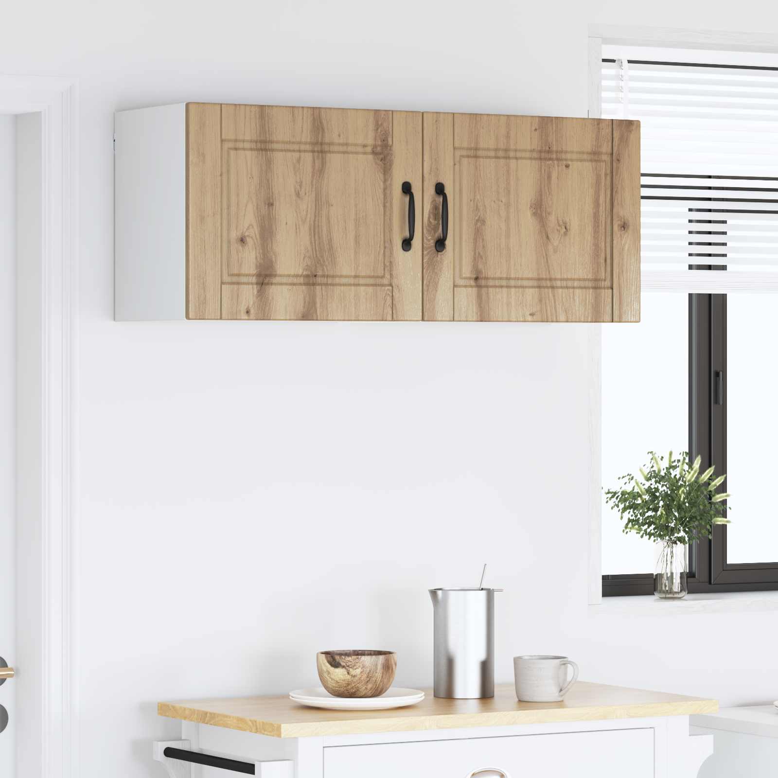 Virtuvės spintelė 2 pcs Amatininkų ąžuolas 50 x 31 x 40 cm