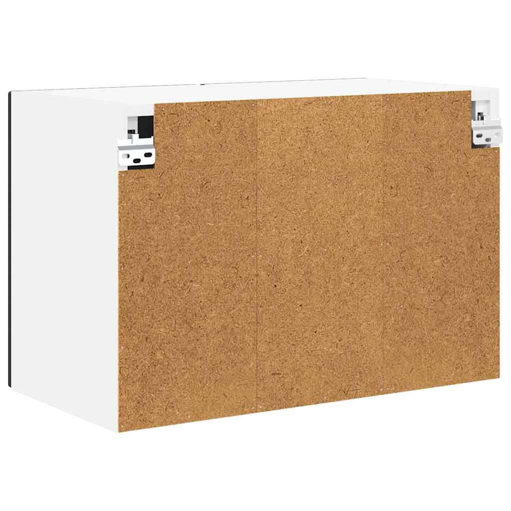 Wall kitchen cabinet with shelf Black 60 x 31 x 40 cm