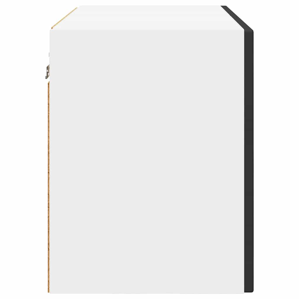 Wall kitchen cabinet with shelf Black 60 x 31 x 40 cm