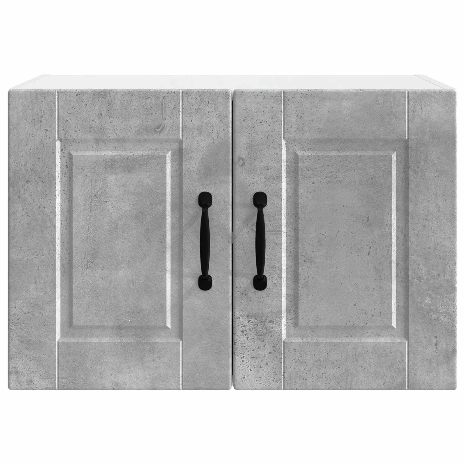 Virtuvės spintelė su lentyna 2 pcs Betono pilka 60 x 31 x 40 cm