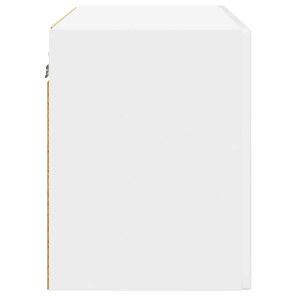 Virtuvės spintelė 2 pcs Aukštai blizganti balta 60 x 31 x 40 cm