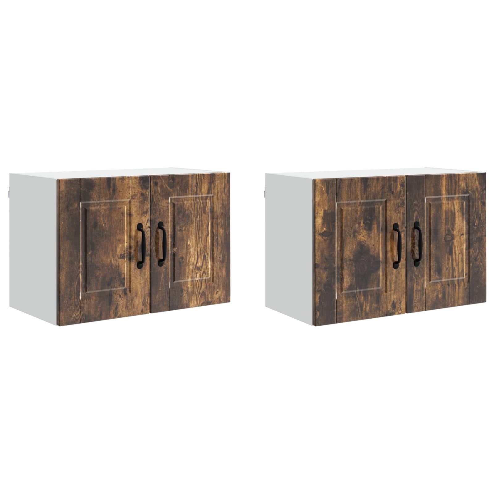 Virtuvės spintelė 2 pcs Rūkyta ąžuolas 60 x 31 x 40 cm
