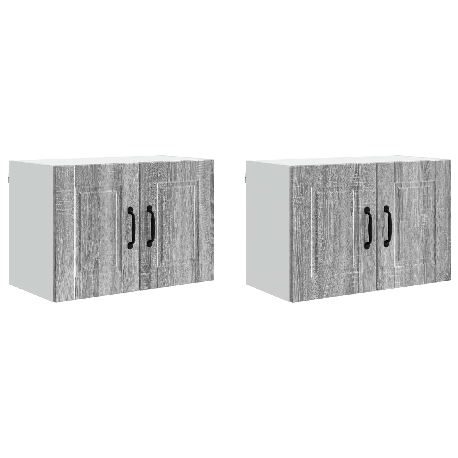 Kitchen Wall Cabinets 2 pcs Grey Sonoma 60 x 31 x 40 cm