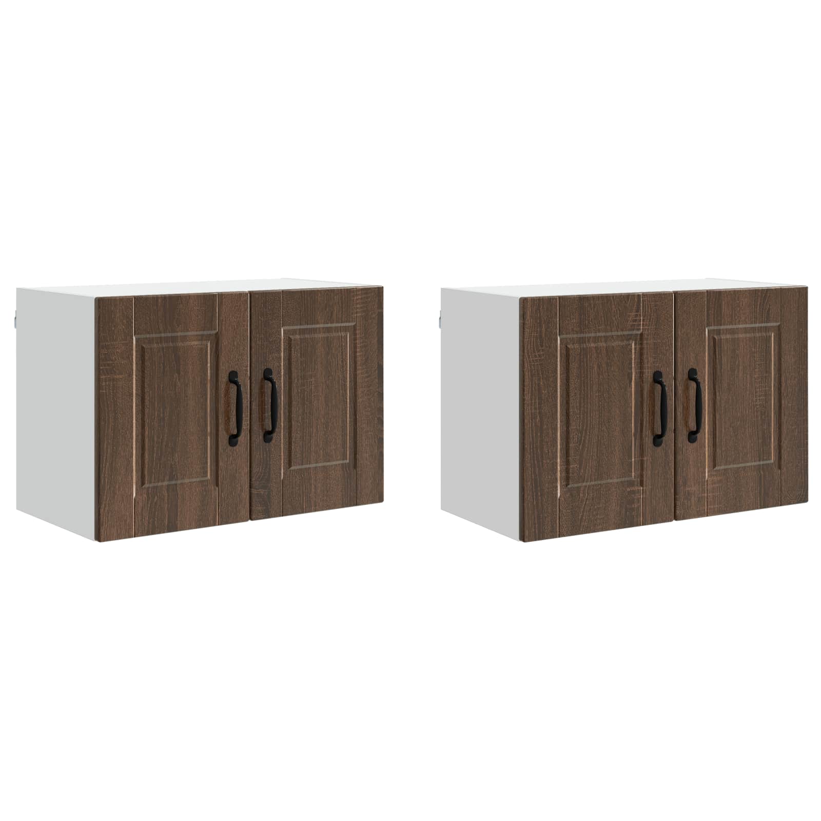 Virtuvės spintelė 2 pcs Rudas ąžuolas 60 x 31 x 40 cm