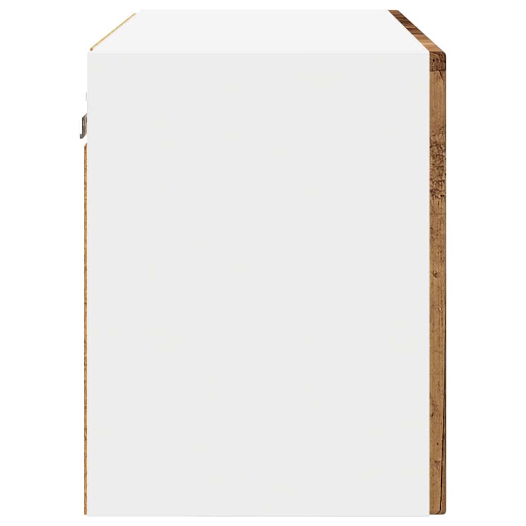 Virtuvės spintelė su lentyna 2 pcs Senas medis 60 x 31 x 40 cm