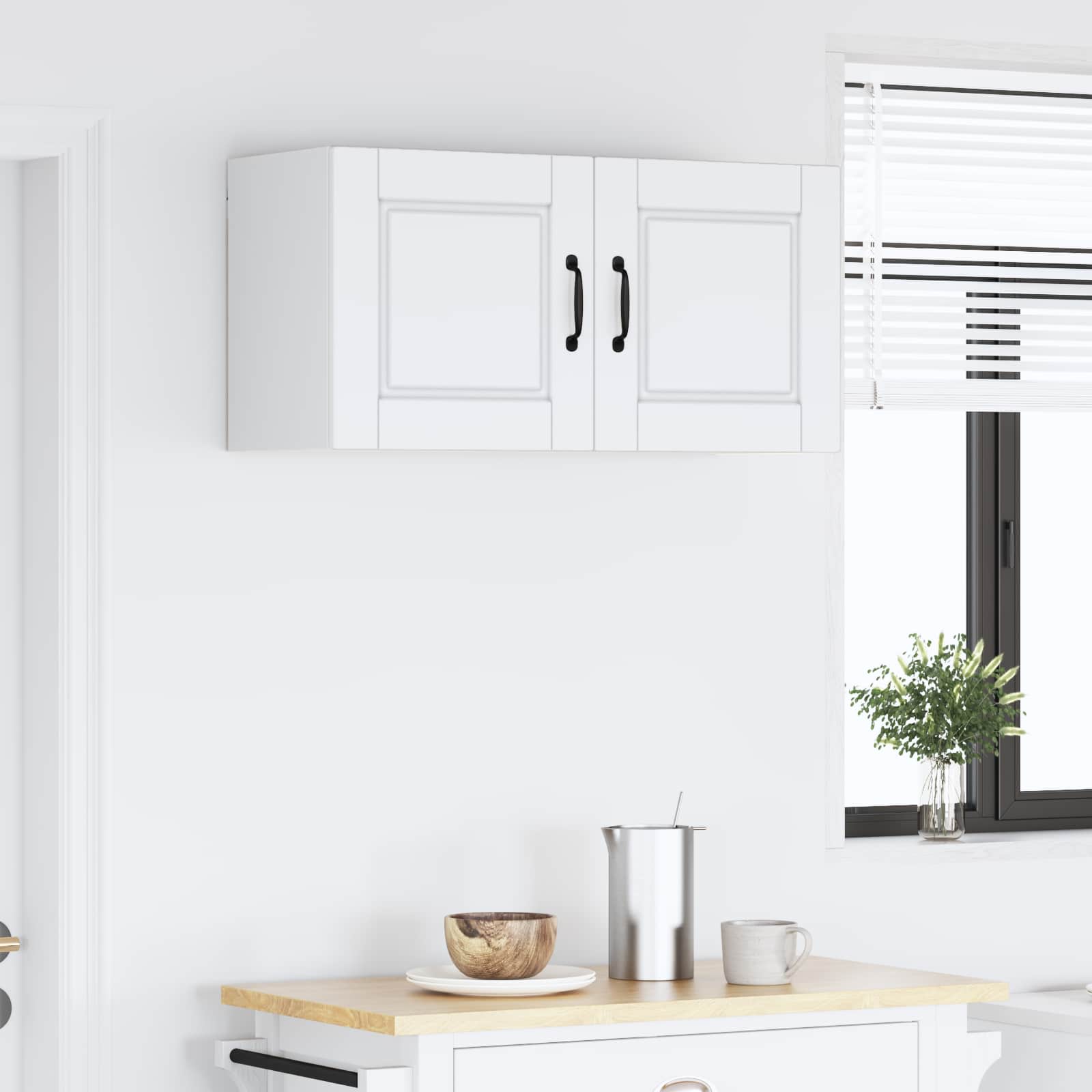Kitchen Wall Cabinet White 80 x 31 x 40 cm Engineered Wood