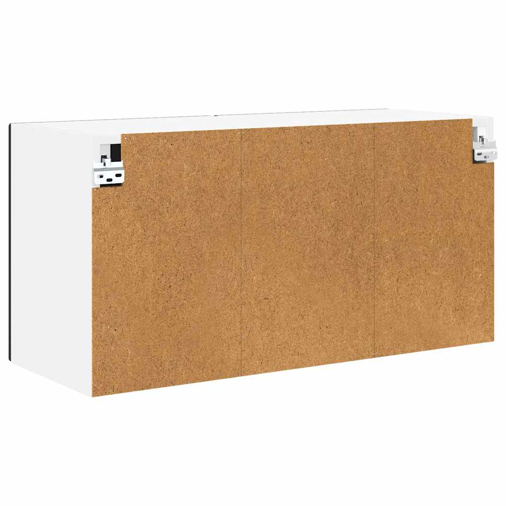 Virtuves skapītis melns 80 x 31 x 40 cm apstrādāta koksne