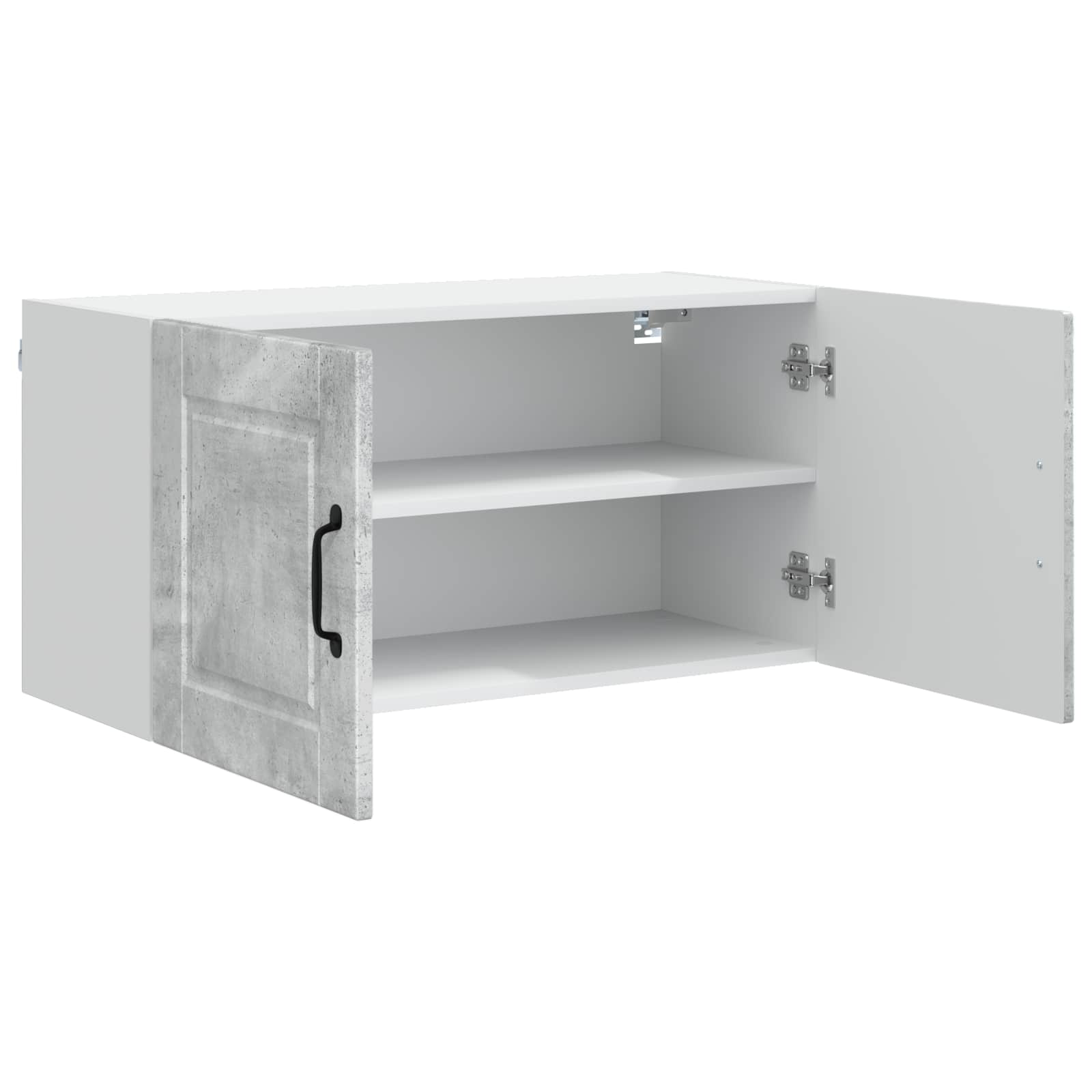 Kitchen Wall Cabinet Concrete Gray 80 x 31 x 40 cm Engineered Wood
