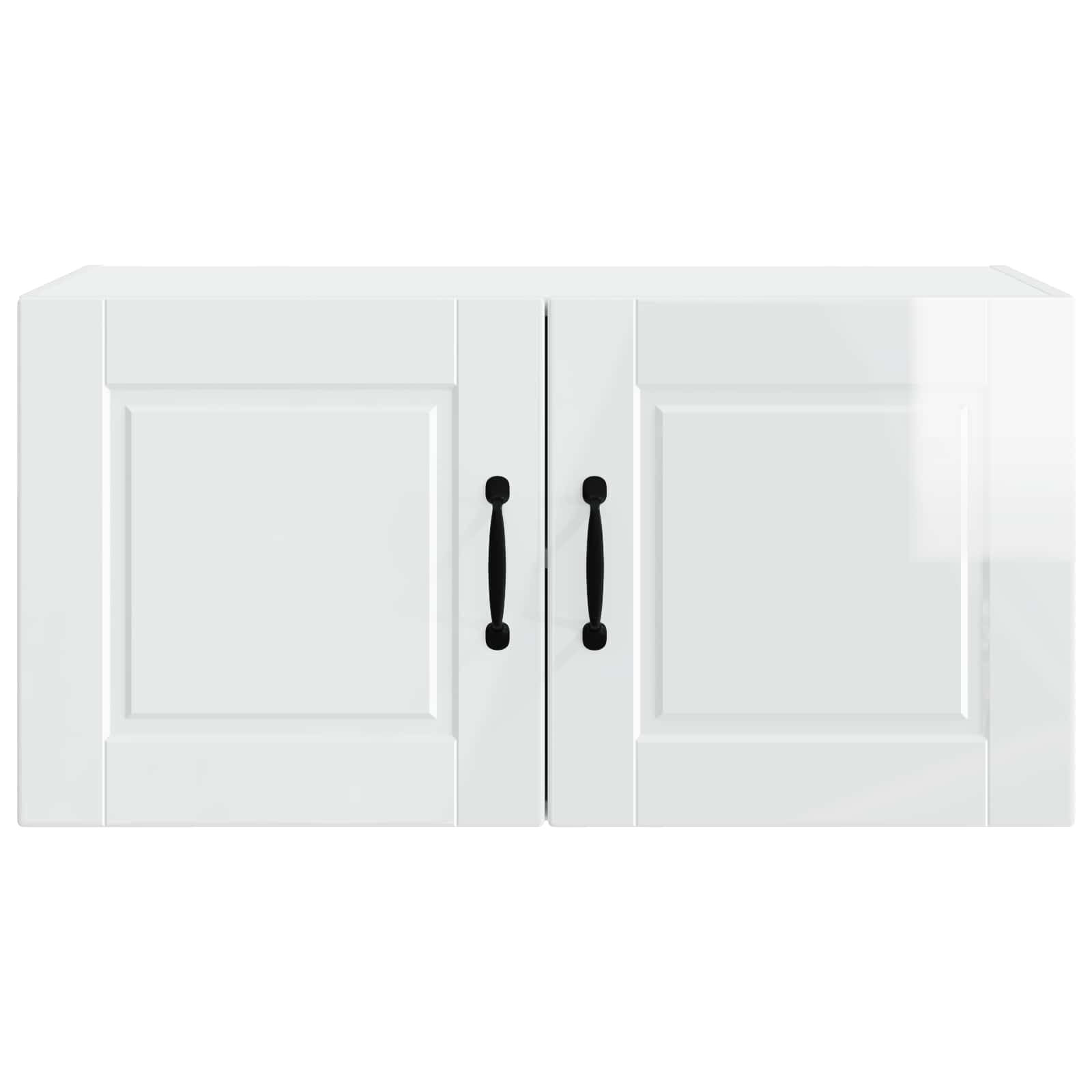 Kitchen wall cabinet high gloss white 80 x 31 x 40 cm
