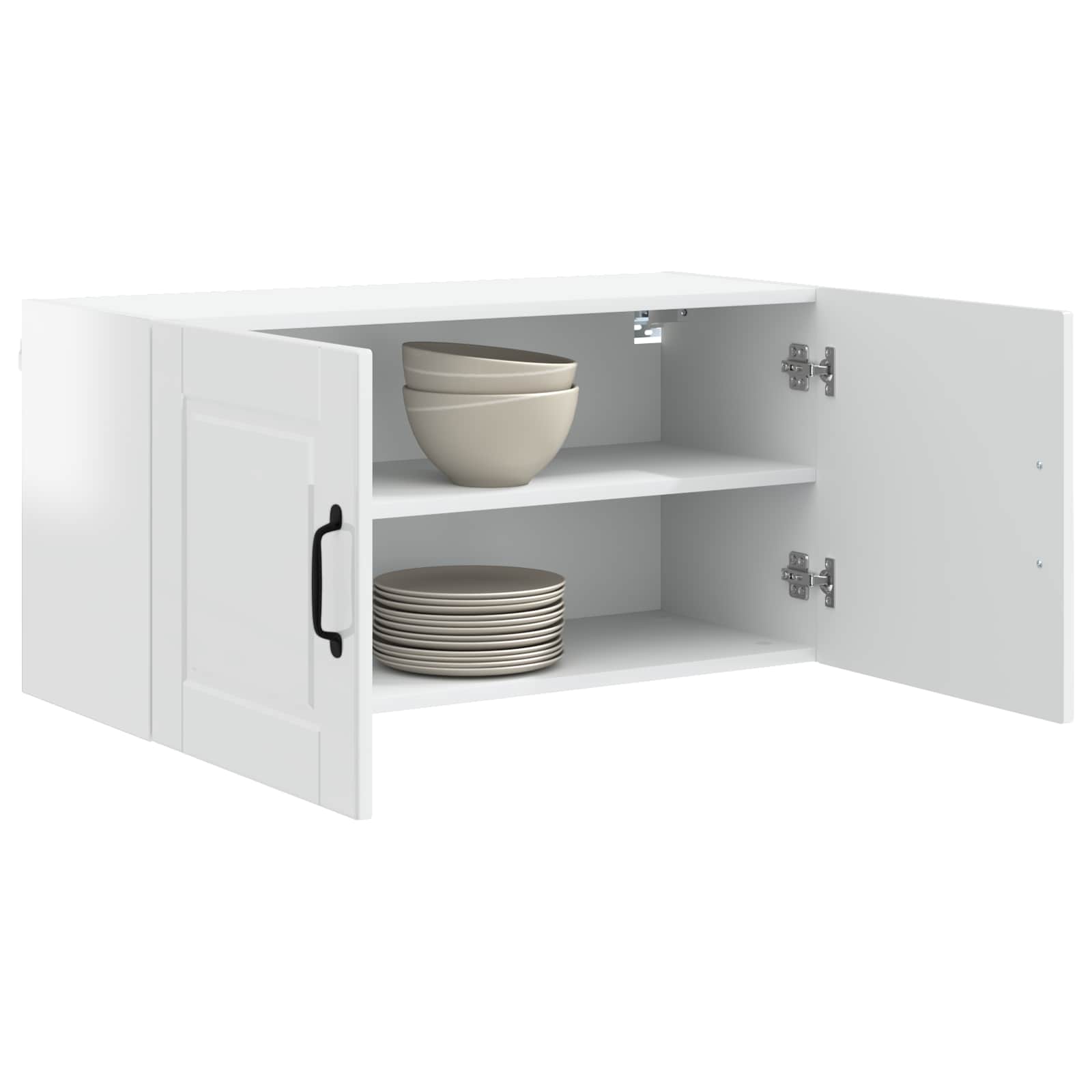 Kitchen wall cabinet high gloss white 80 x 31 x 40 cm