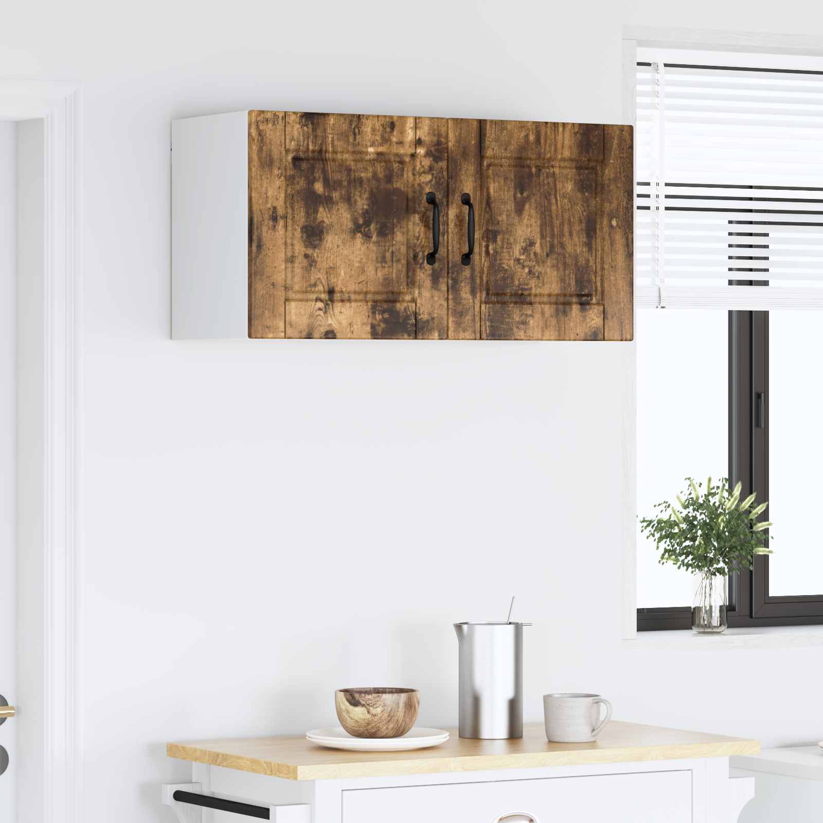 Virtuvės spintelė su lentyna Rūkyta ąžuolas 80 x 31 x 40 cm