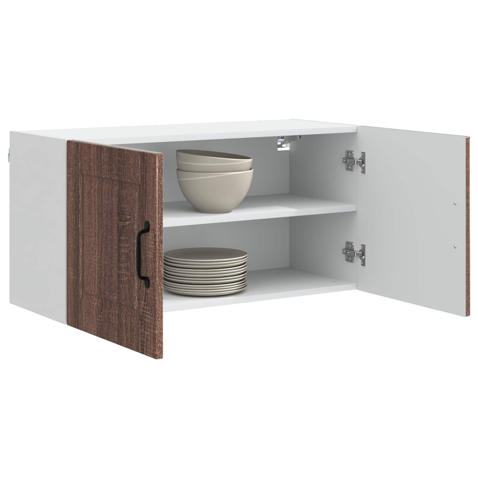 Virtuves skapis ar plauktu Brūns ozols 80 x 31 x 40 cm