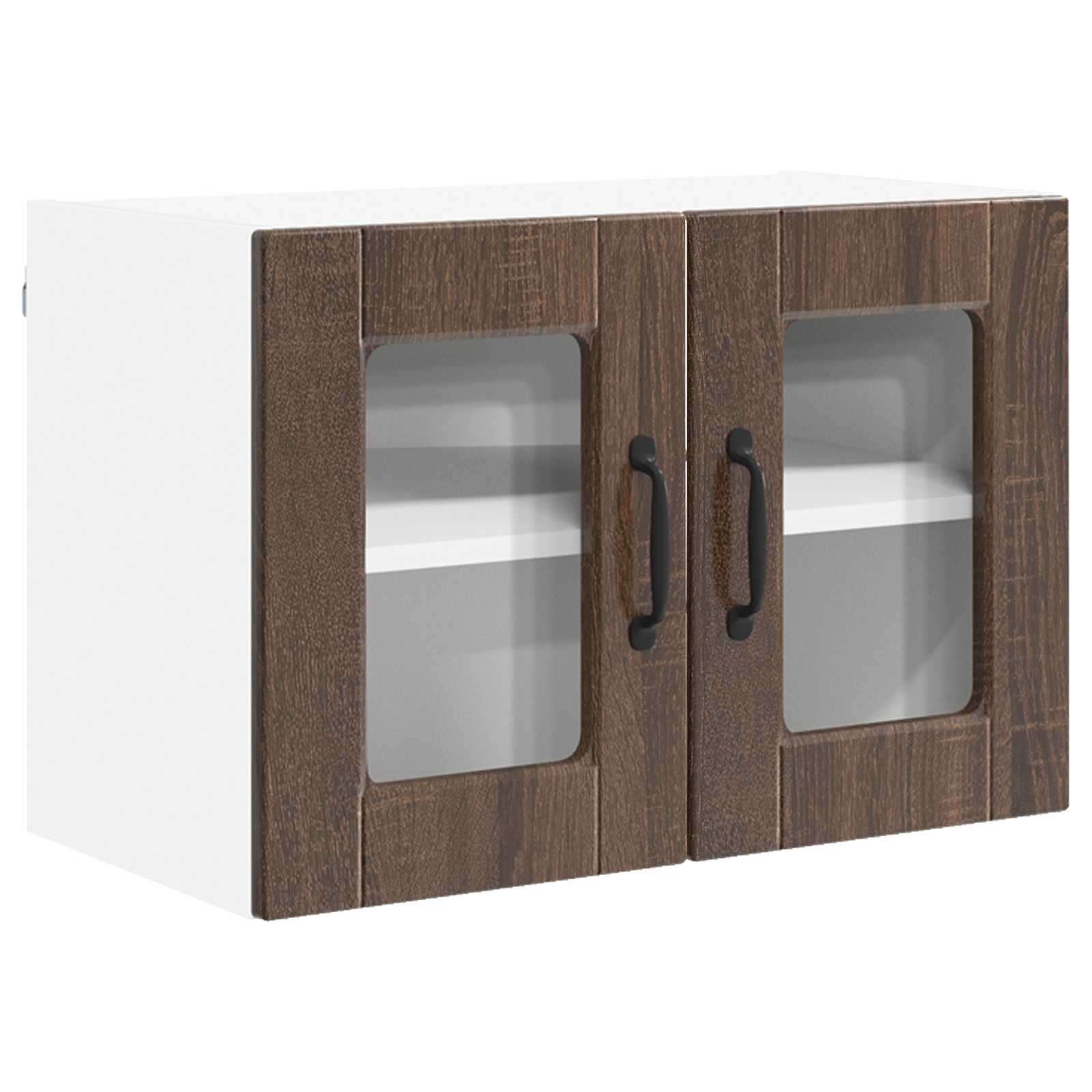 Kitchen Wall Cabinet with Shelf Brown Oak 60 x 31 x 40 cm