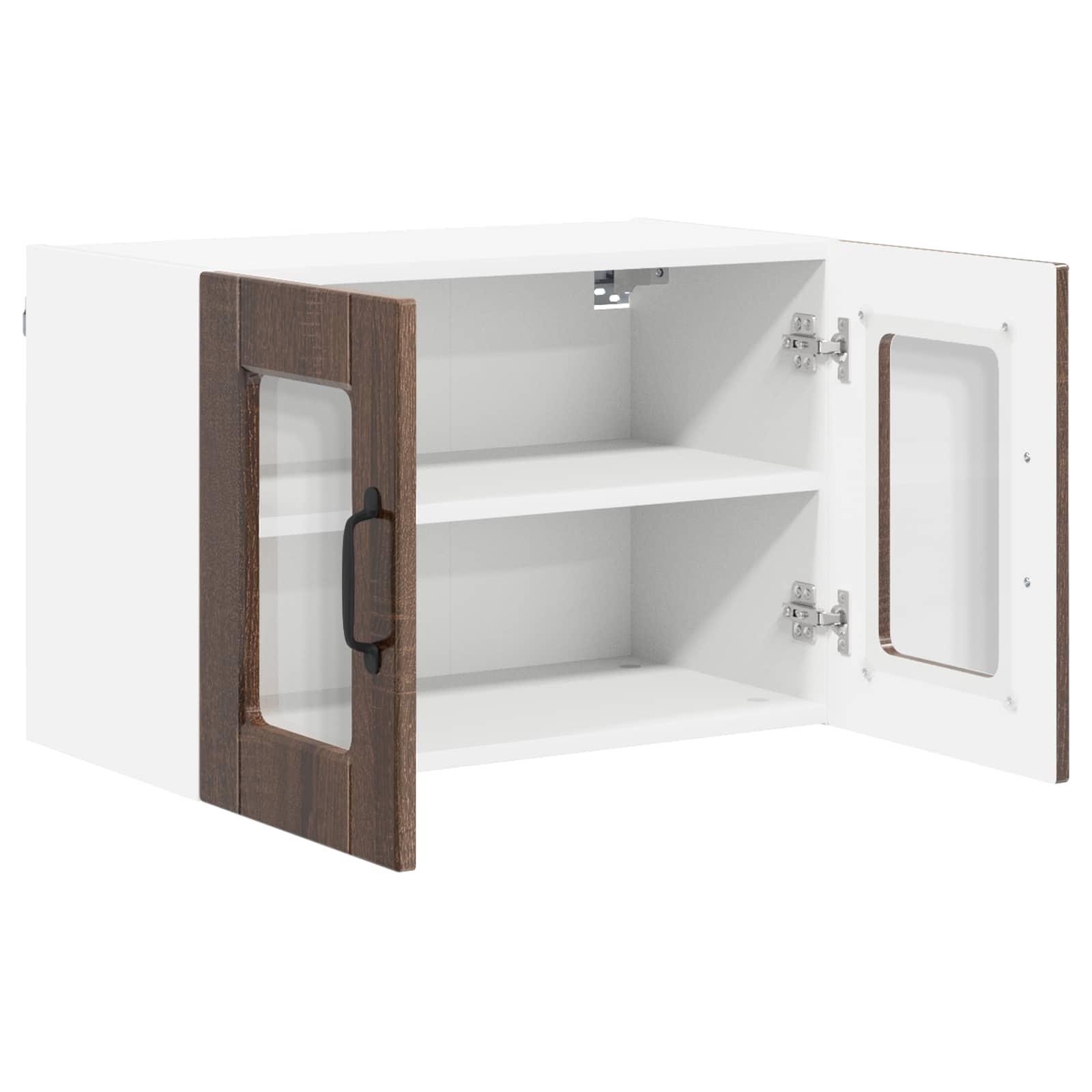 Kitchen Wall Cabinet with Shelf Brown Oak 60 x 31 x 40 cm