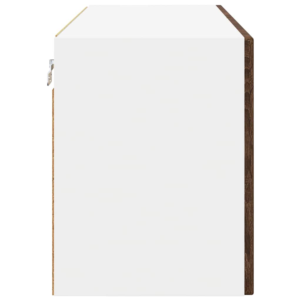 Kitchen Wall Cabinet with Shelf Brown Oak 60 x 31 x 40 cm