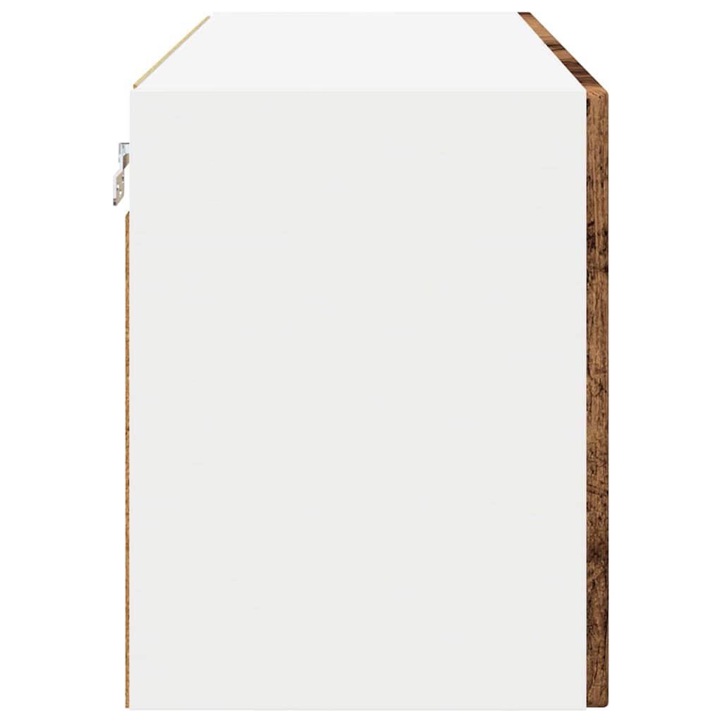 Virtuves skapītis ar plauktu 2 gab. Vecs koks 60 x 31 x 40 cm