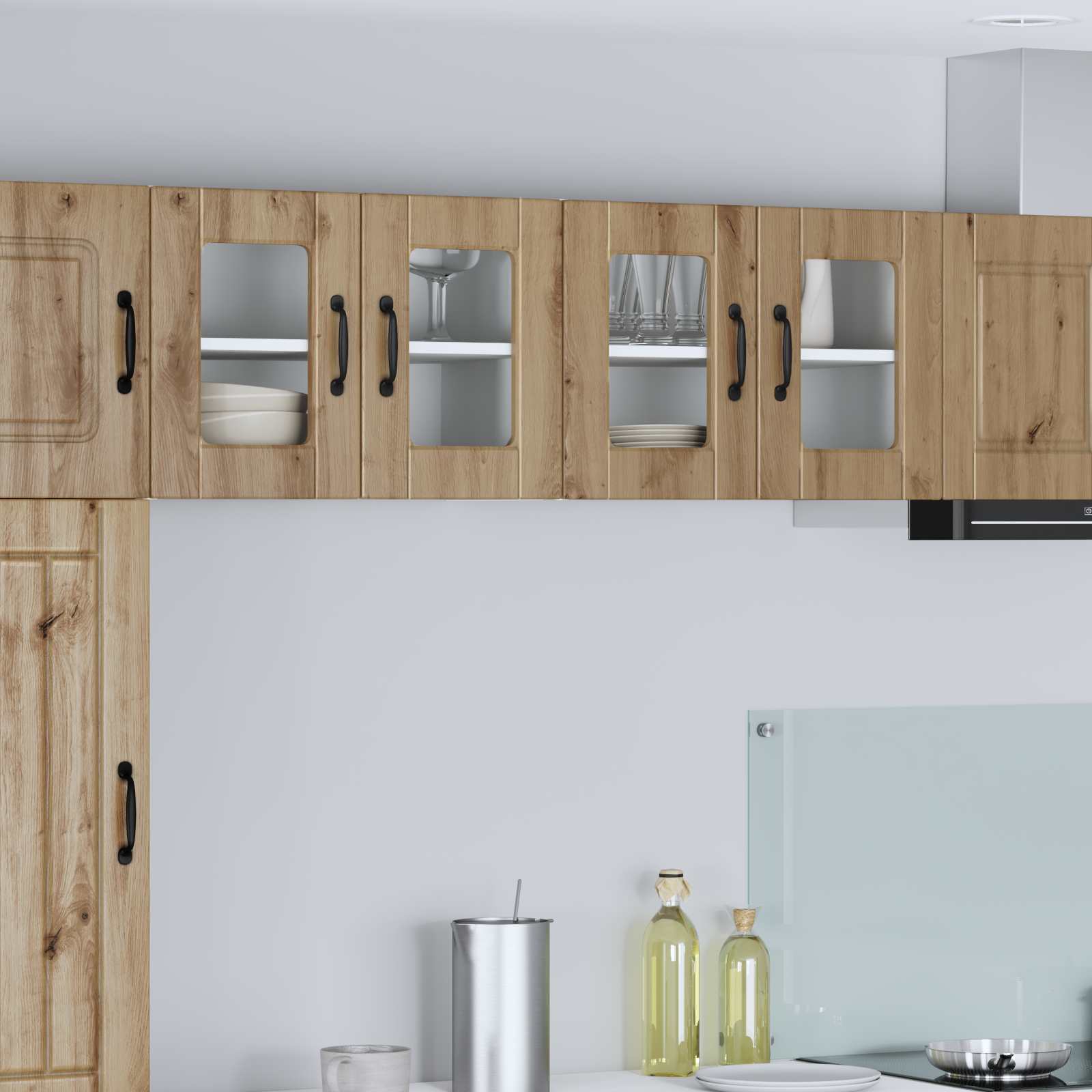 Kitchen Wall Cabinet 2 pcs Artisan Oak 60 x 31 x 40 cm
